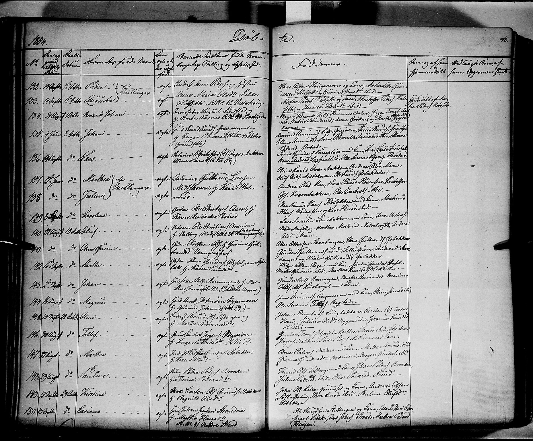 Elverum prestekontor, AV/SAH-PREST-044/H/Ha/Haa/L0009: Parish register (official) no. 9, 1843-1856, p. 78