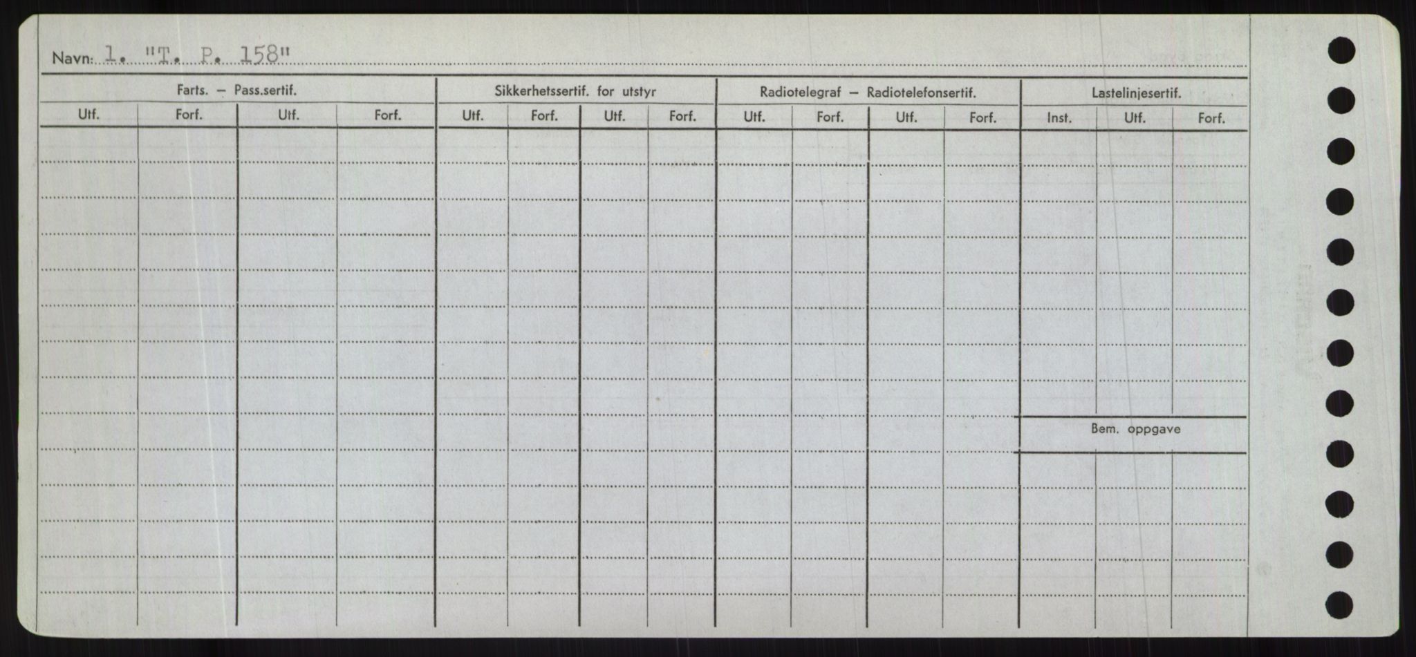 Sjøfartsdirektoratet med forløpere, Skipsmålingen, AV/RA-S-1627/H/Hc/L0001: Lektere, A-Y, p. 498