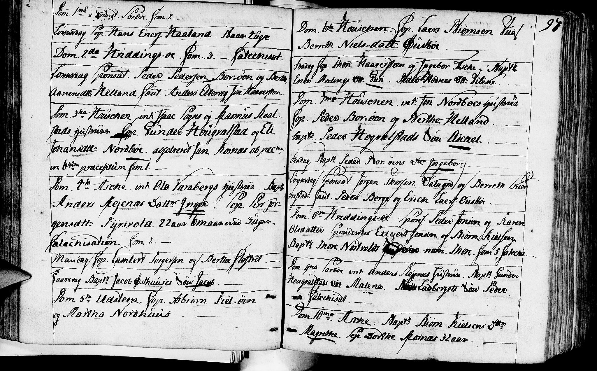 Rennesøy sokneprestkontor, SAST/A -101827/H/Ha/Haa/L0003: Parish register (official) no. A 3, 1772-1815, p. 97