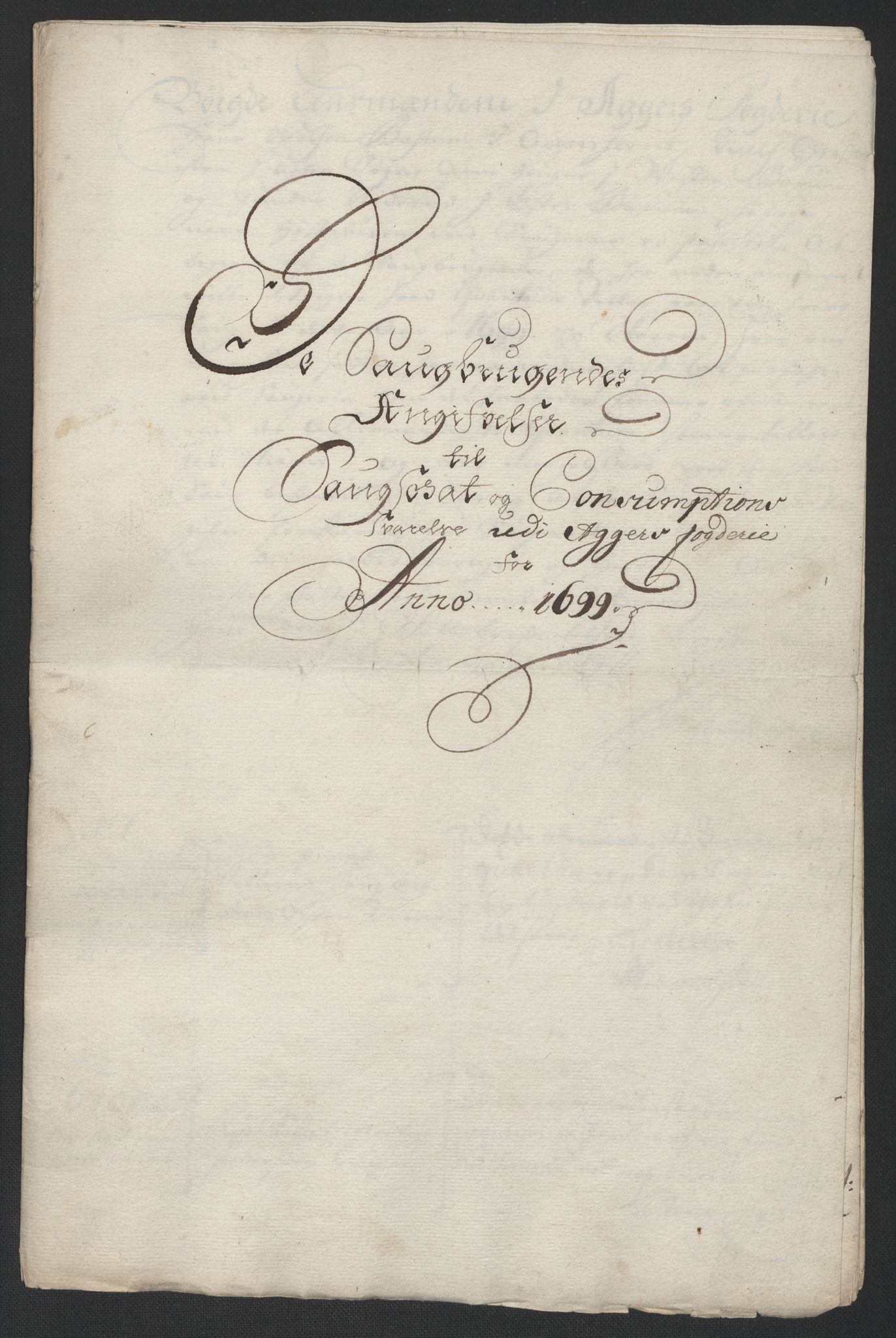 Rentekammeret inntil 1814, Reviderte regnskaper, Fogderegnskap, RA/EA-4092/R10/L0442: Fogderegnskap Aker og Follo, 1699, p. 203