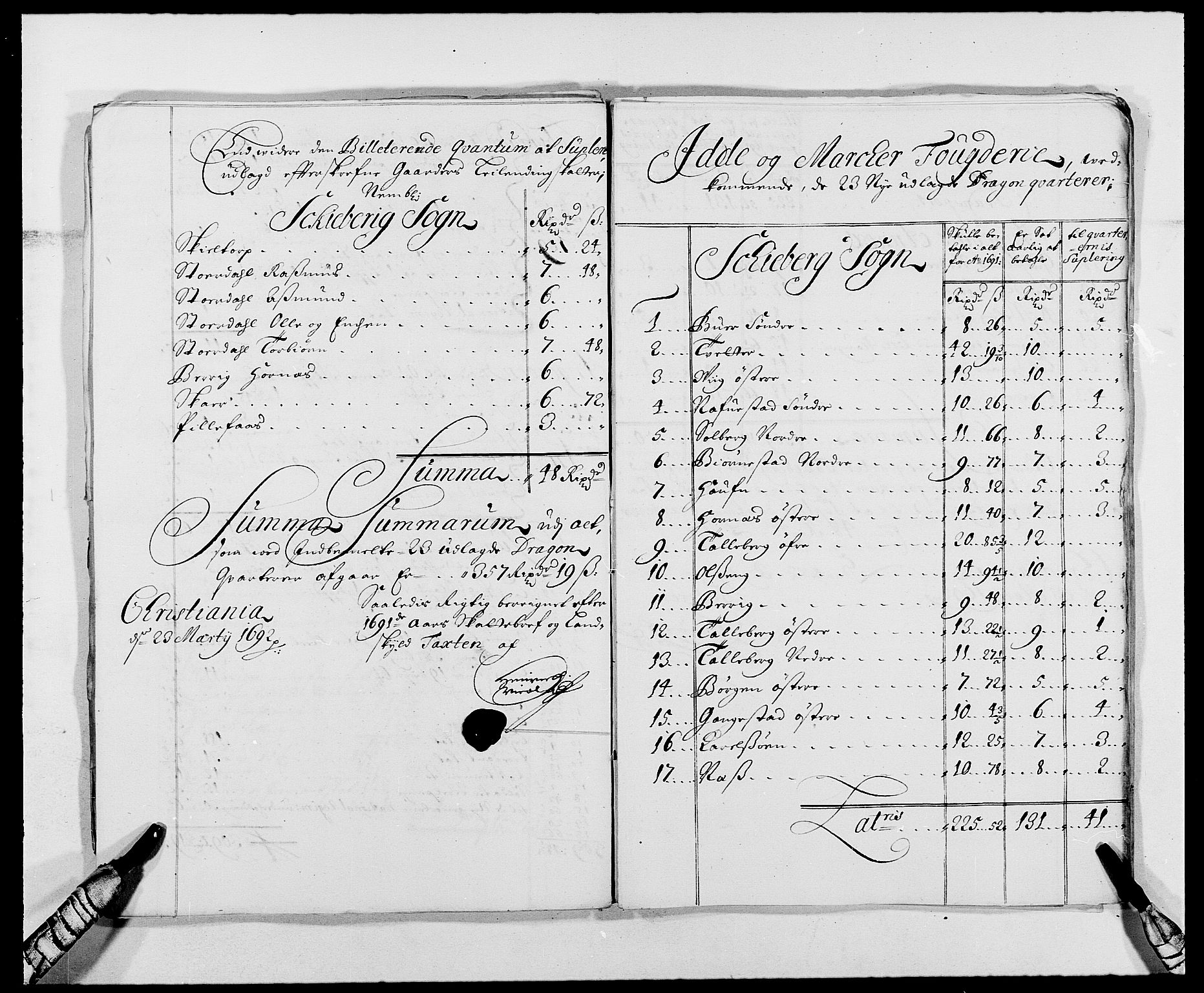 Rentekammeret inntil 1814, Reviderte regnskaper, Fogderegnskap, AV/RA-EA-4092/R01/L0010: Fogderegnskap Idd og Marker, 1690-1691, p. 78