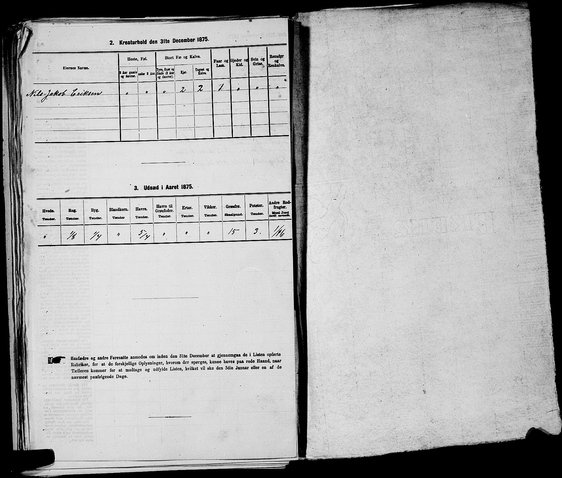 SAKO, 1875 census for 0623P Modum, 1875, p. 2453