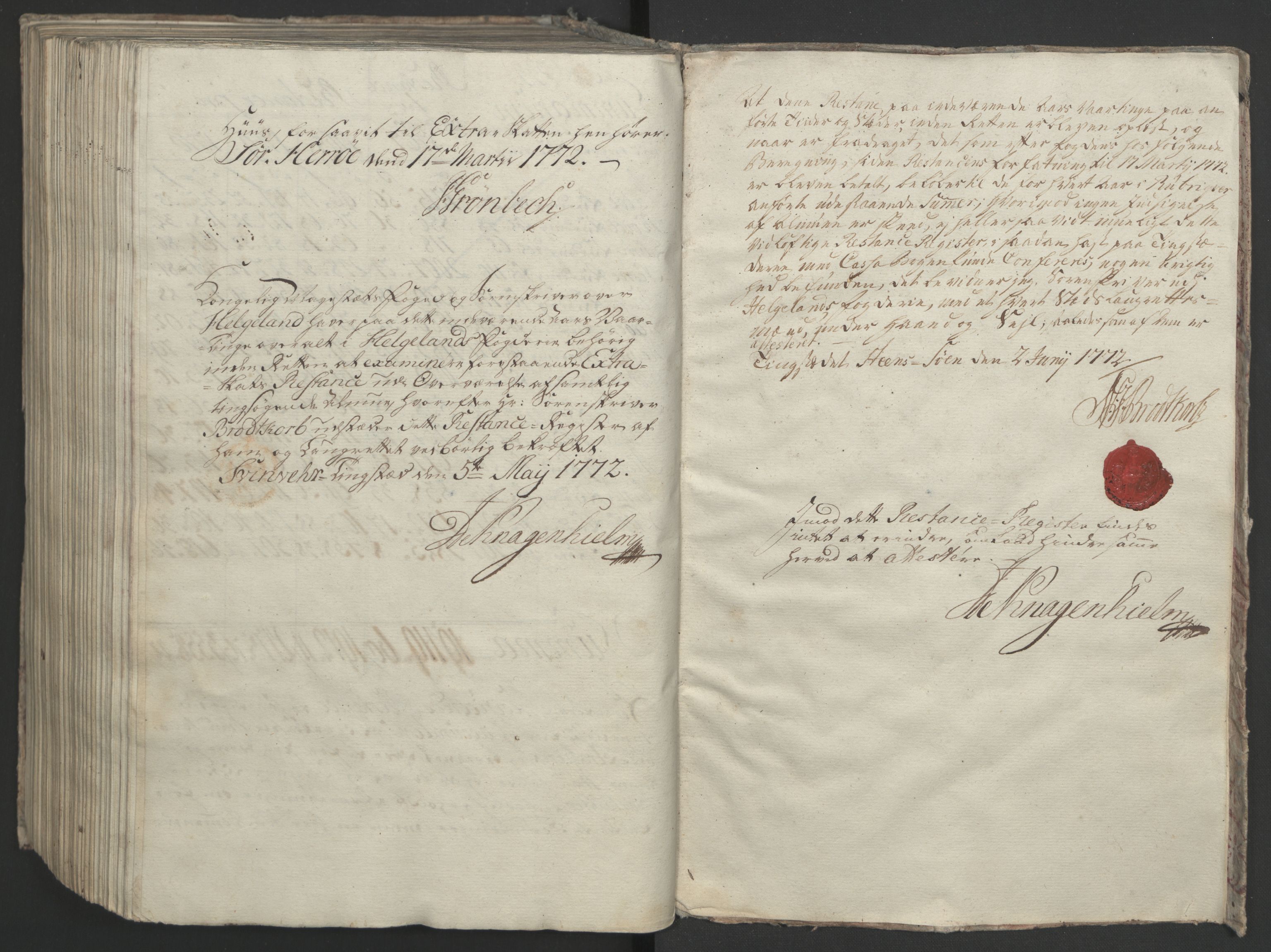 Rentekammeret inntil 1814, Realistisk ordnet avdeling, RA/EA-4070/Ol/L0023: [Gg 10]: Ekstraskatten, 23.09.1762. Helgeland (restanseregister), 1767-1772, p. 659