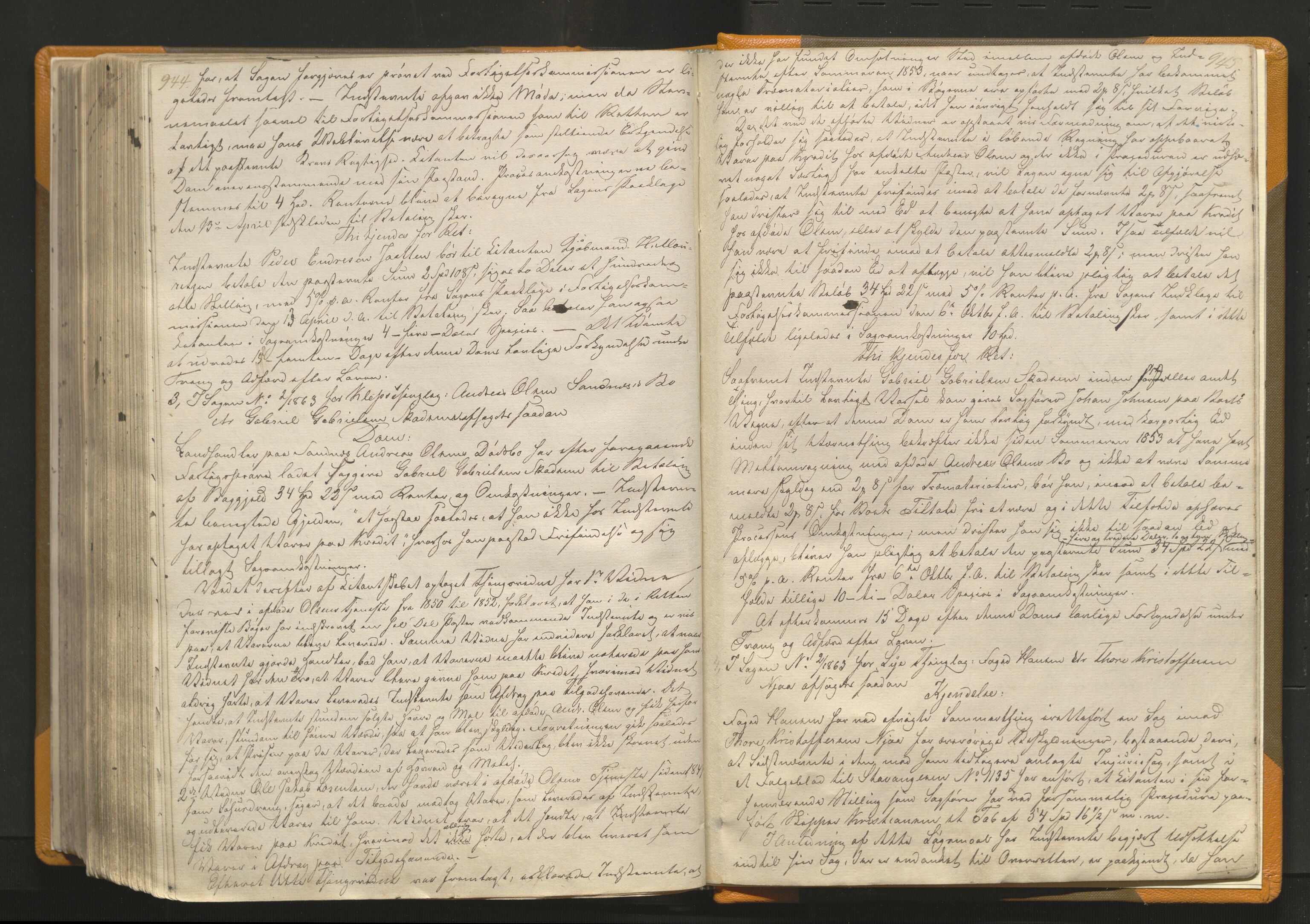 Jæren og Dalane sorenskriveri, AV/SAST-A-100306/3/30/30BAB/L0005: Tingbok for Jæren, 1859-1863, p. 944-945