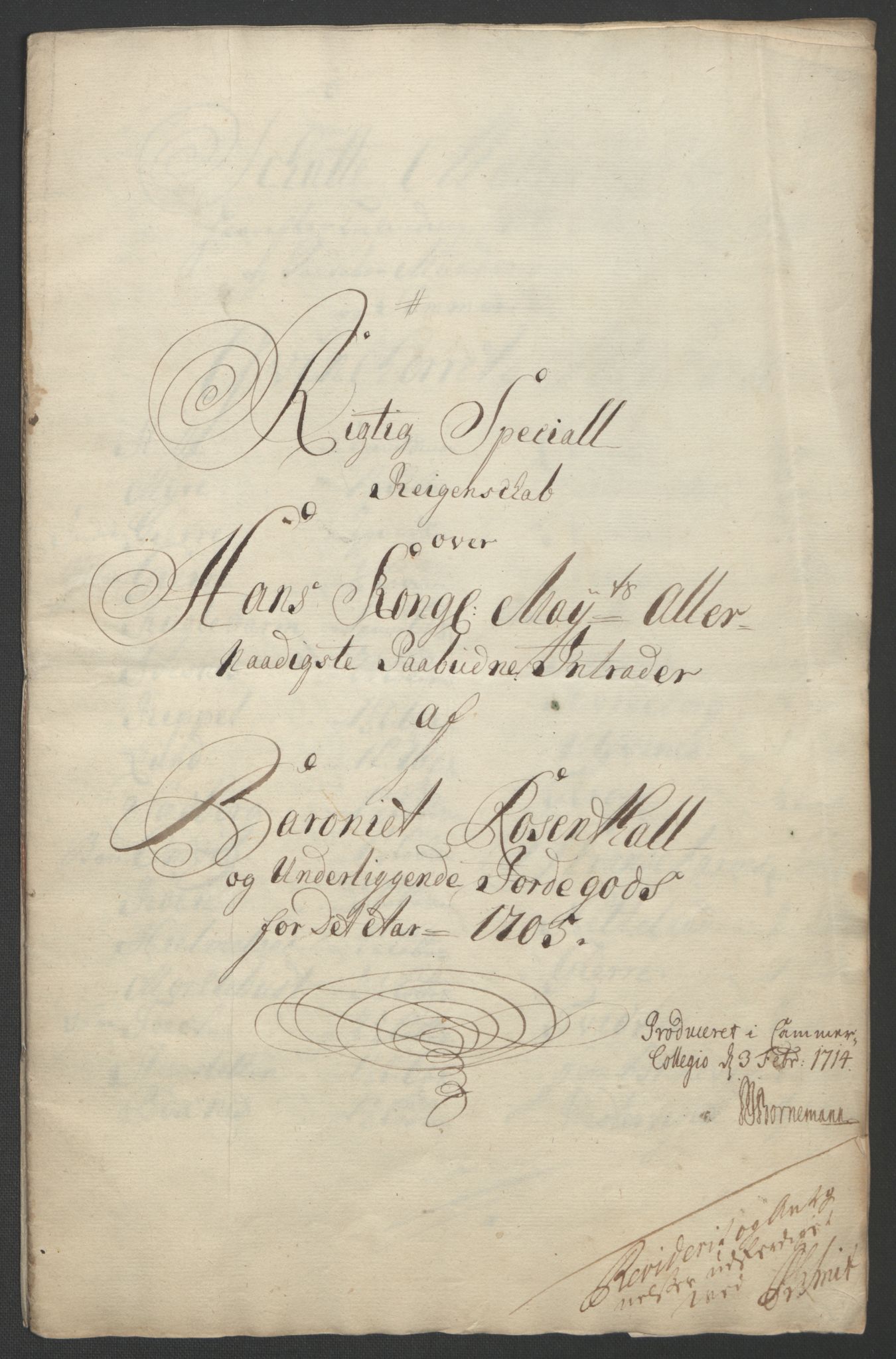 Rentekammeret inntil 1814, Reviderte regnskaper, Fogderegnskap, RA/EA-4092/R49/L3138: Fogderegnskap Rosendal Baroni, 1691-1714, p. 163