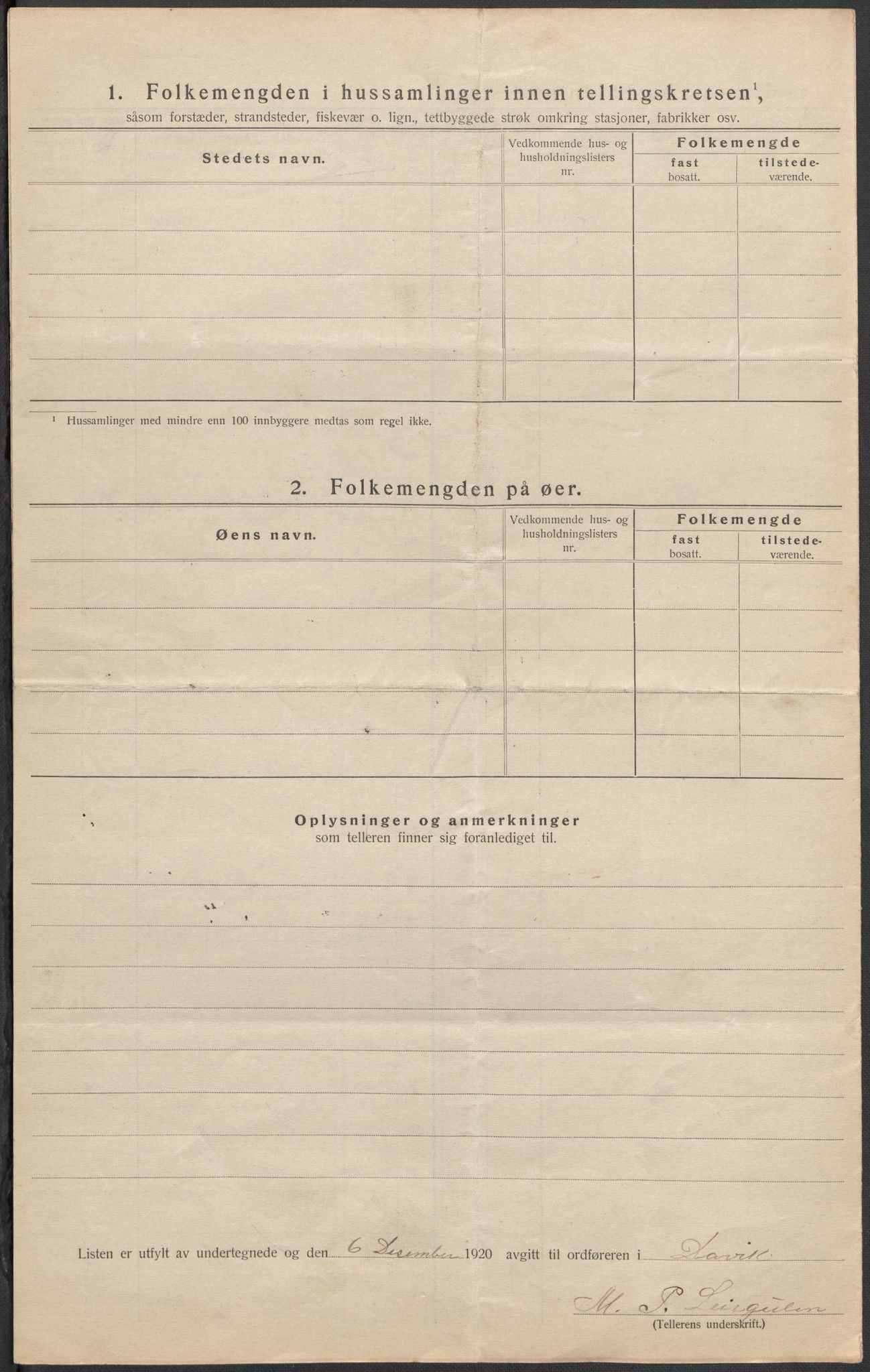 SAB, 1920 census for Davik, 1920, p. 34