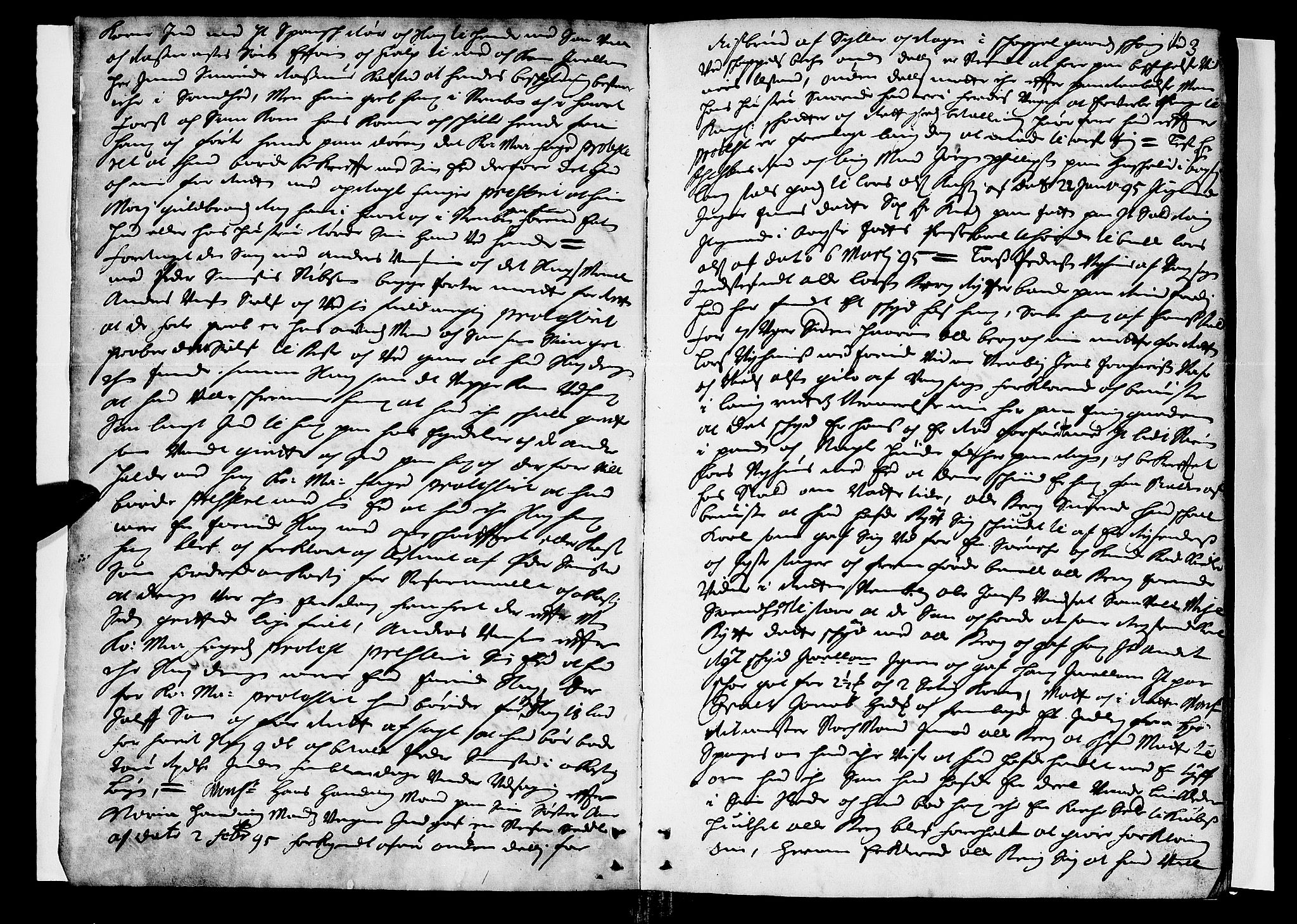 Hedemarken sorenskriveri, SAH/TING-034/G/Gb/L0023: Tingbok, 1695-1696, p. 2b-3a