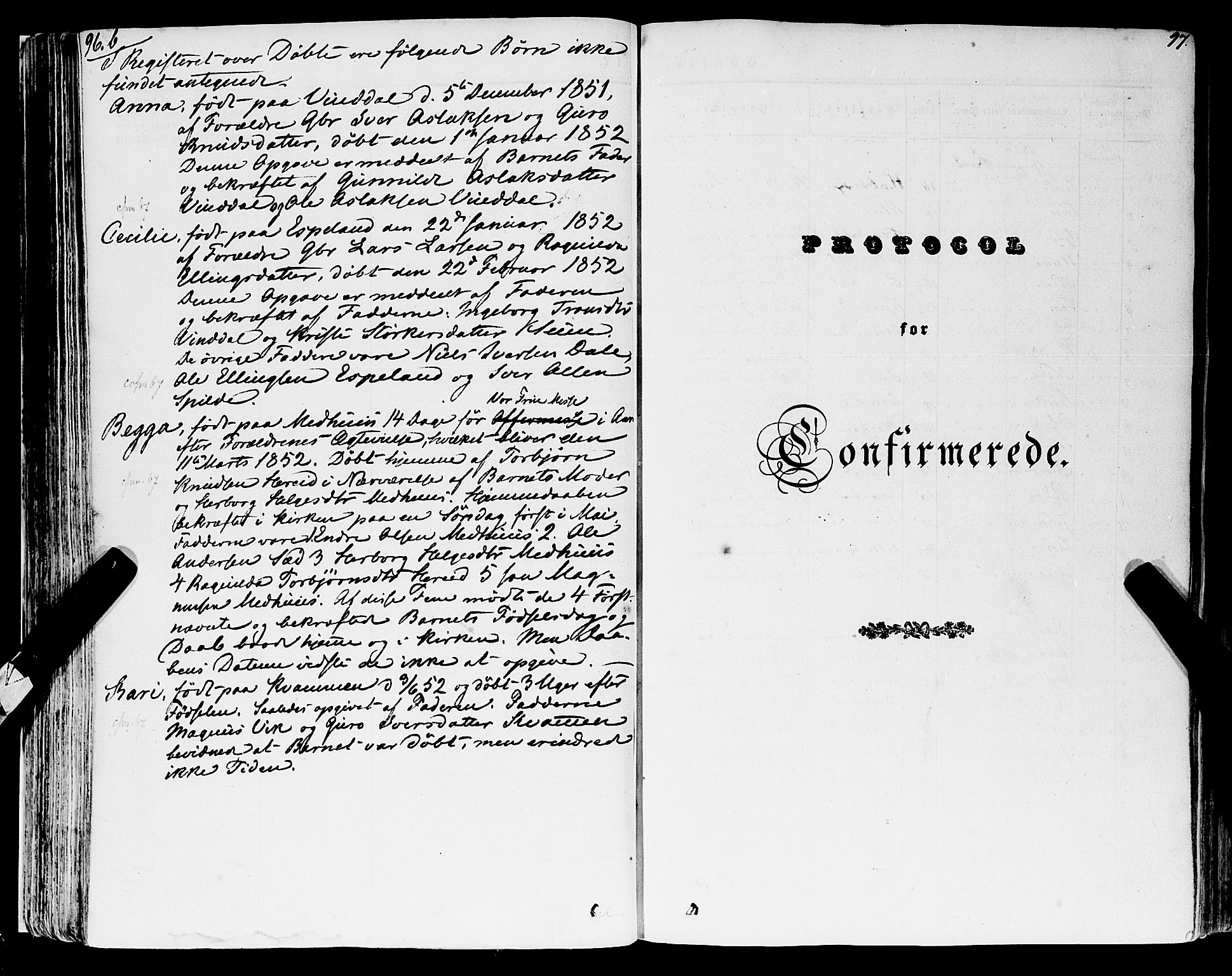 Ulvik sokneprestembete, SAB/A-78801/H/Haa: Parish register (official) no. A 12, 1839-1853, p. 97