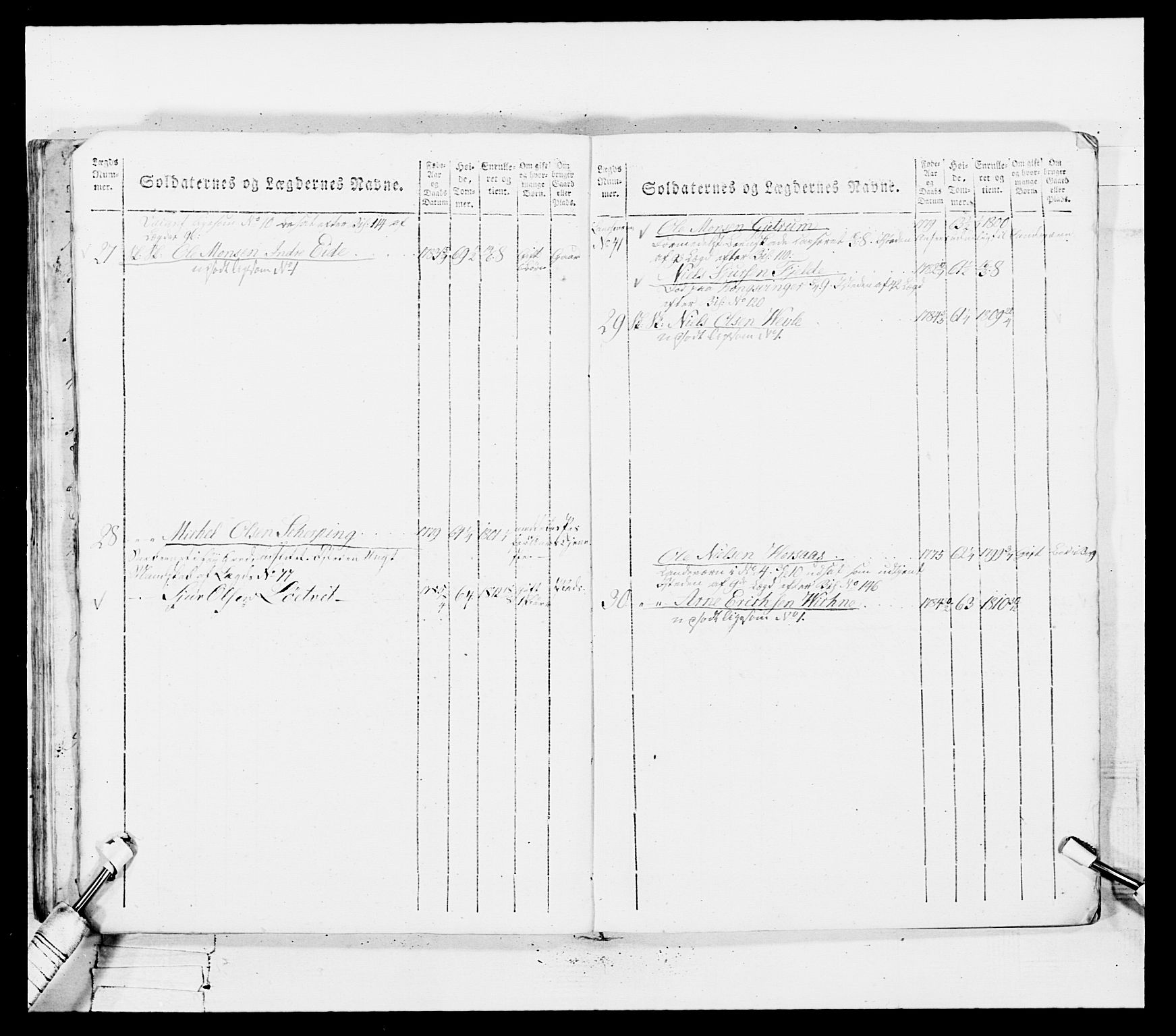 Generalitets- og kommissariatskollegiet, Det kongelige norske kommissariatskollegium, AV/RA-EA-5420/E/Eh/L0100: Bergenhusiske skarpskytterbataljon, 1812, p. 246