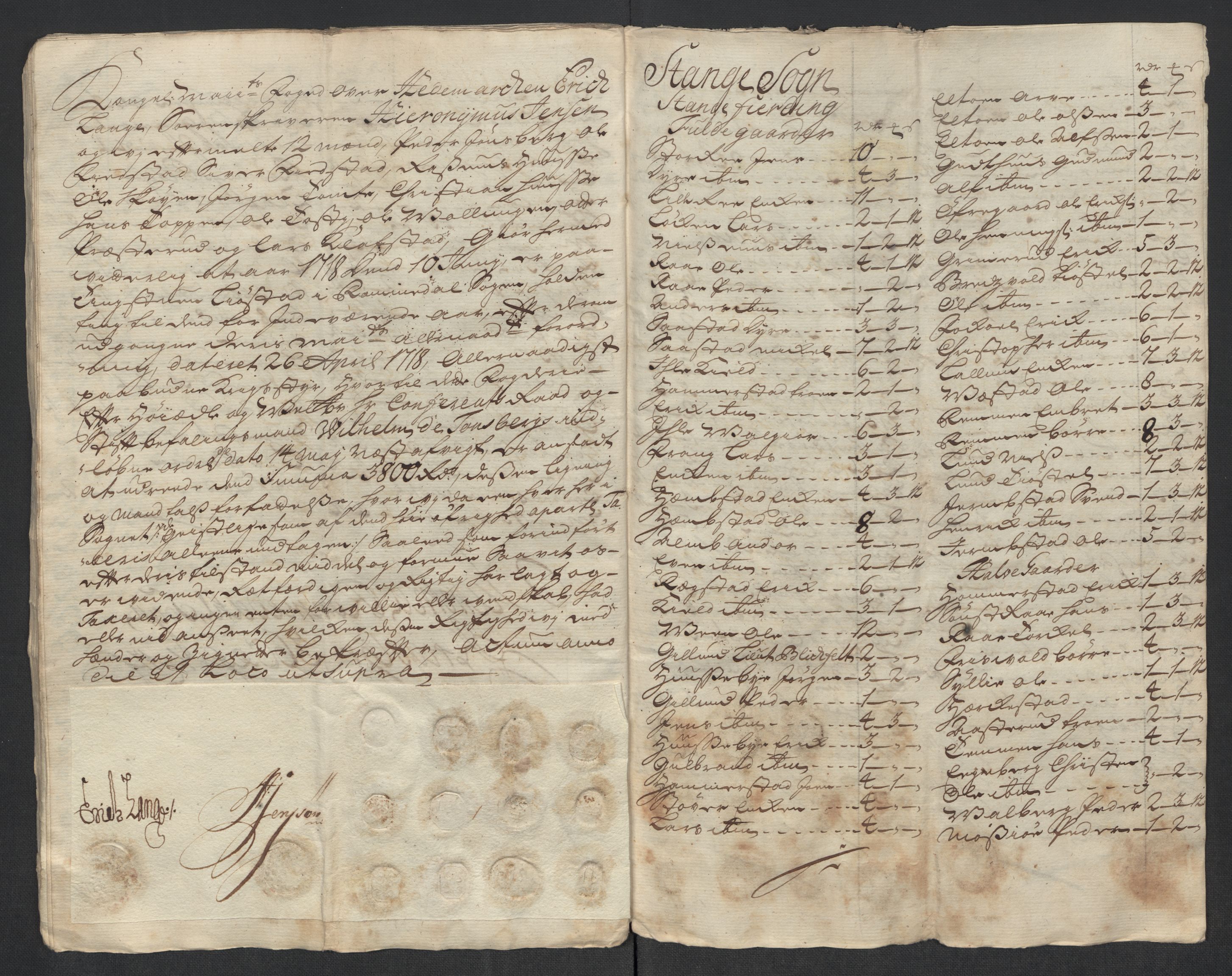 Rentekammeret inntil 1814, Reviderte regnskaper, Fogderegnskap, AV/RA-EA-4092/R16/L1057: Fogderegnskap Hedmark, 1718, p. 173