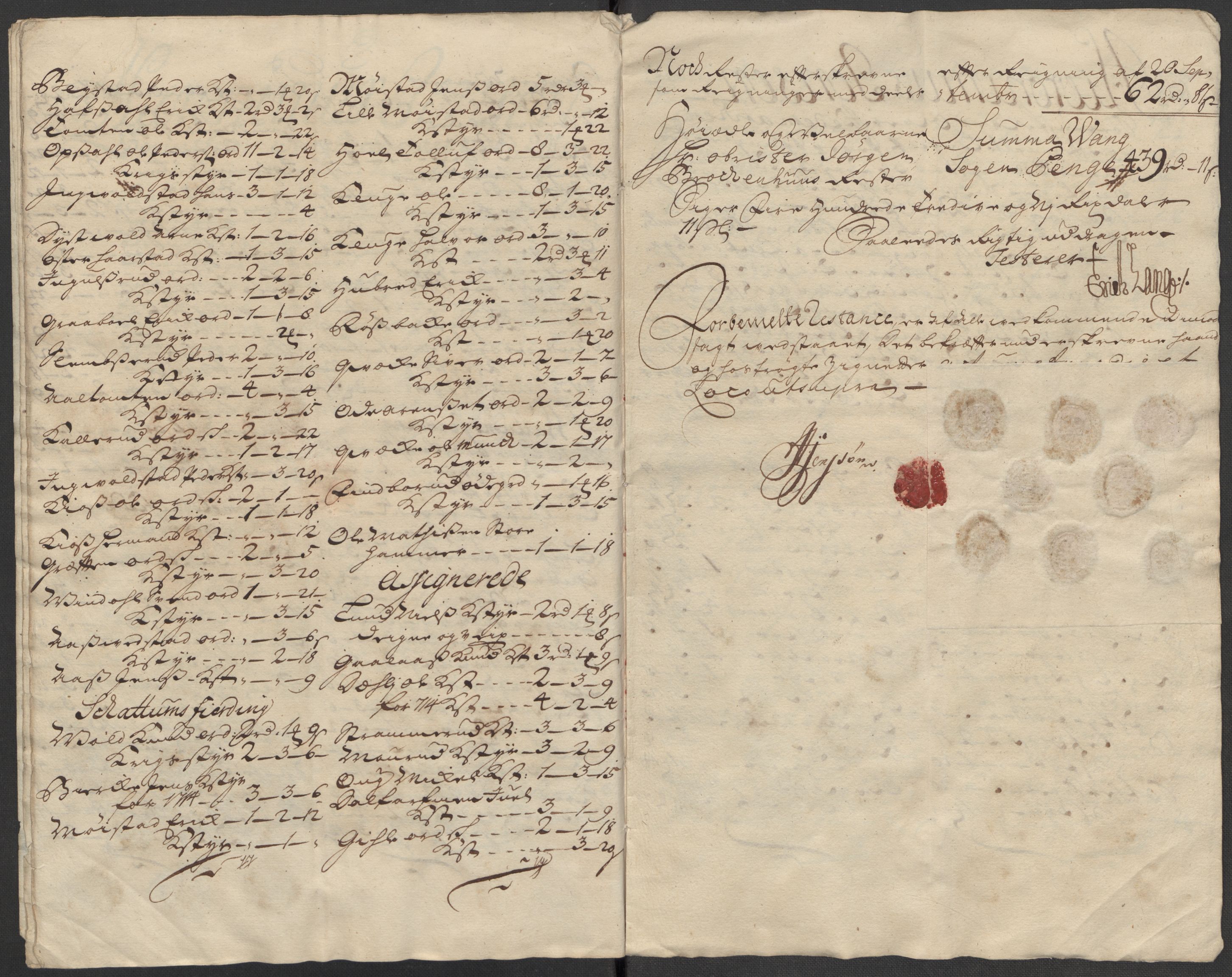 Rentekammeret inntil 1814, Reviderte regnskaper, Fogderegnskap, AV/RA-EA-4092/R16/L1056: Fogderegnskap Hedmark, 1717, p. 426