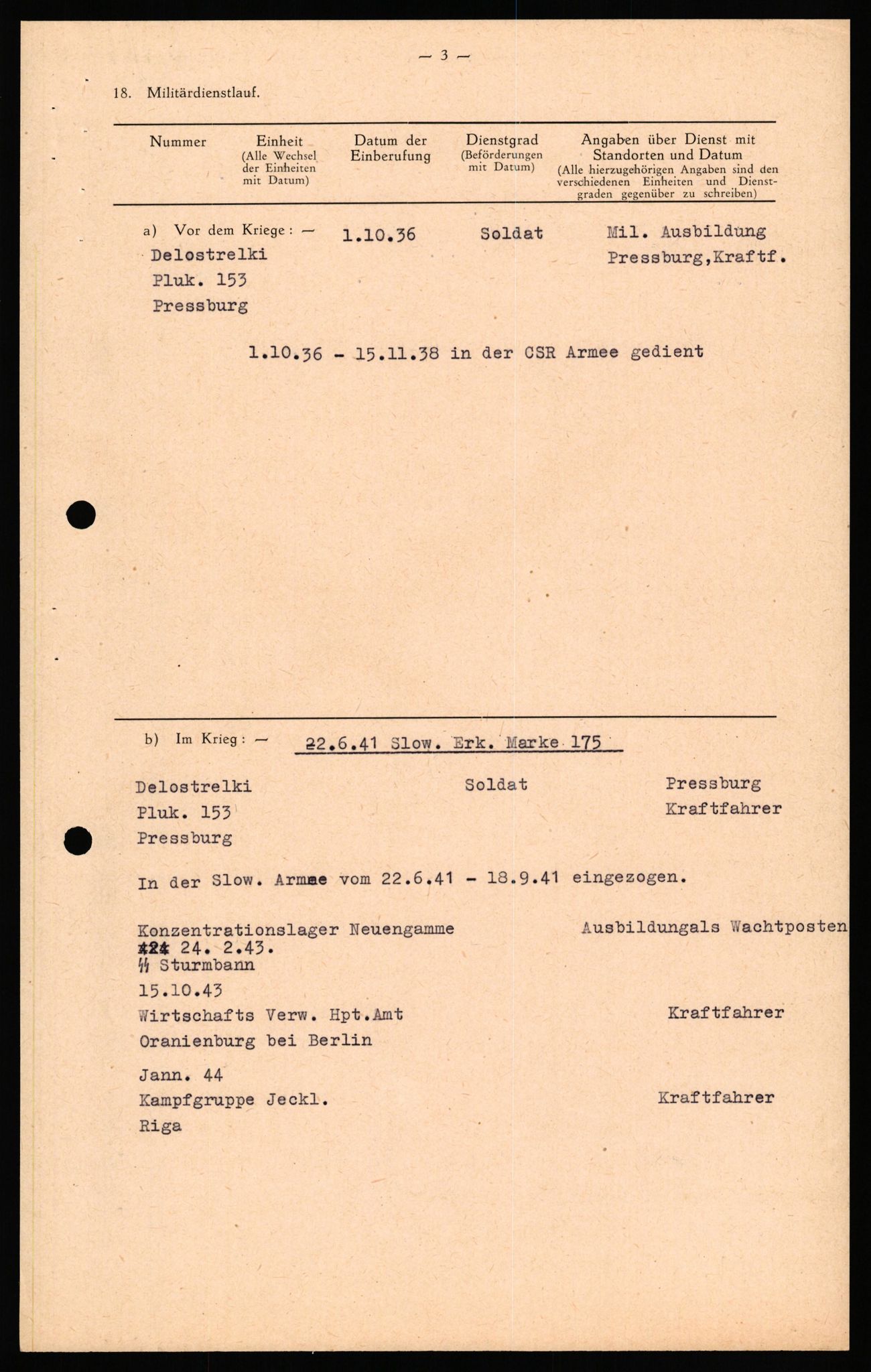 Forsvaret, Forsvarets overkommando II, RA/RAFA-3915/D/Db/L0041: CI Questionaires.  Diverse nasjonaliteter., 1945-1946, p. 332