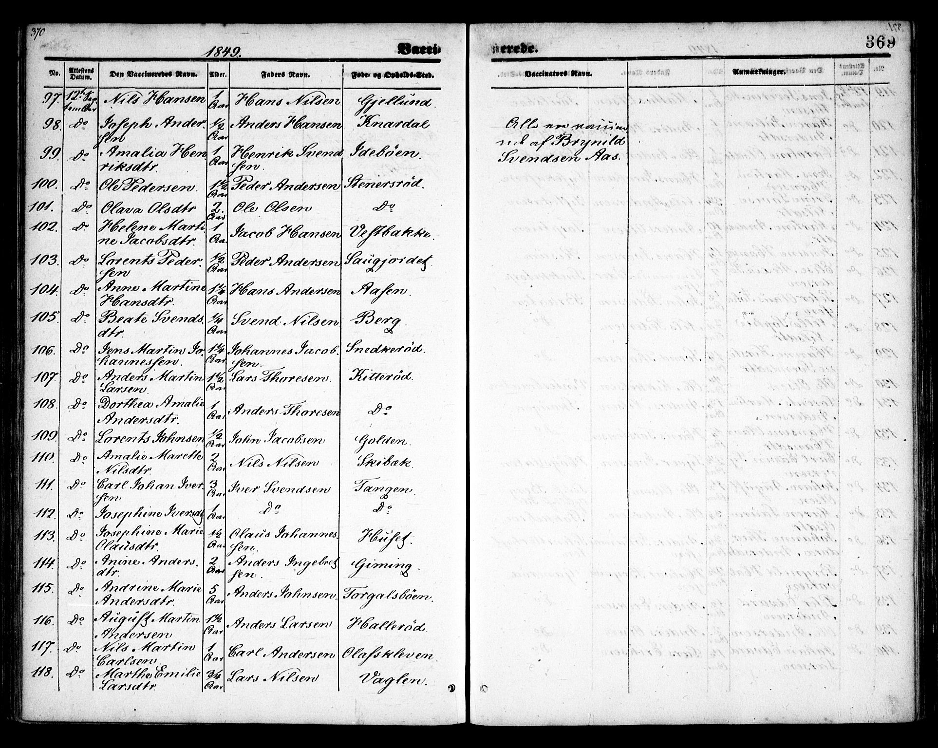Idd prestekontor Kirkebøker, SAO/A-10911/F/Fc/L0004b: Parish register (official) no. III 4B, 1848-1860, p. 369