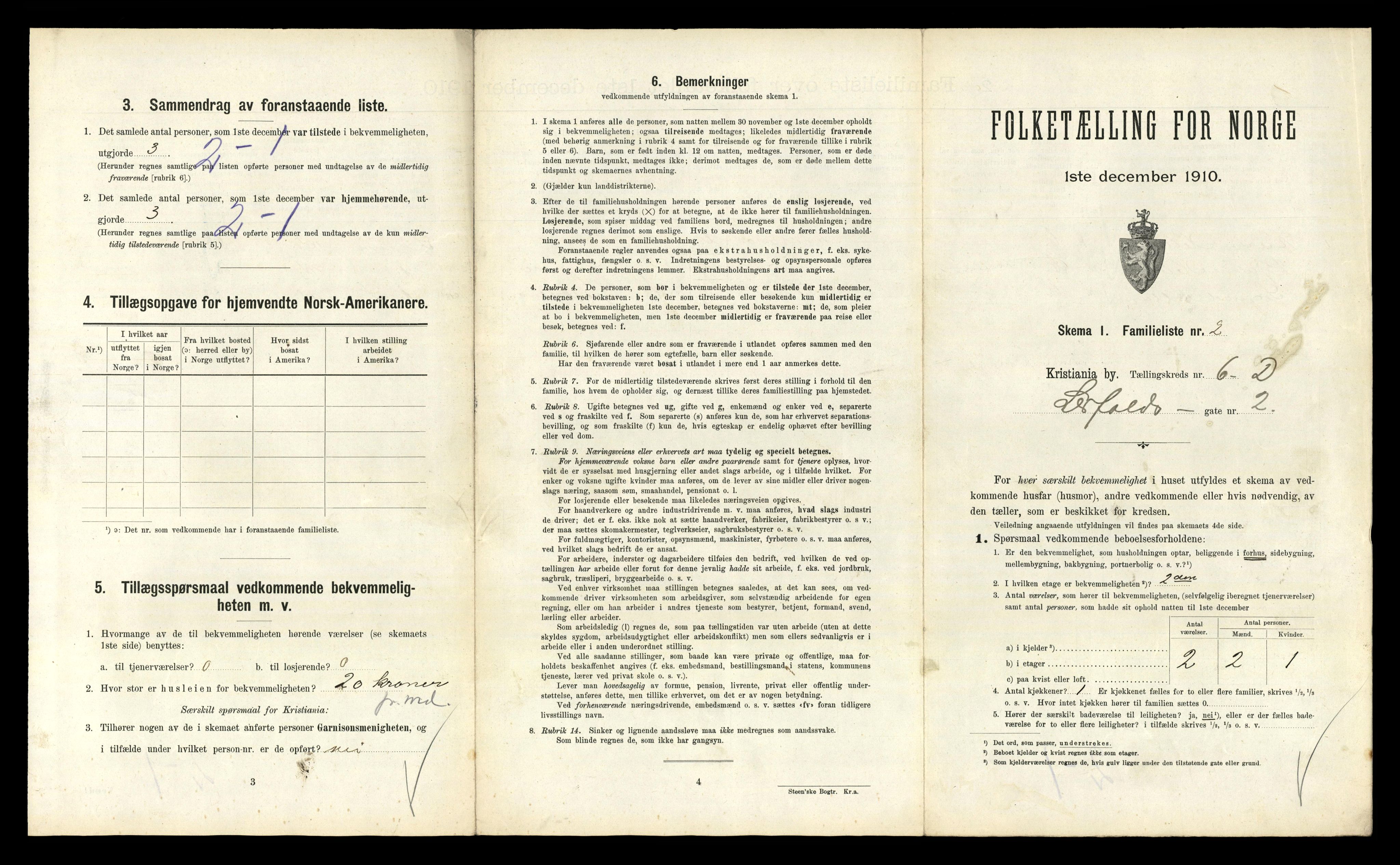 RA, 1910 census for Kristiania, 1910, p. 55613