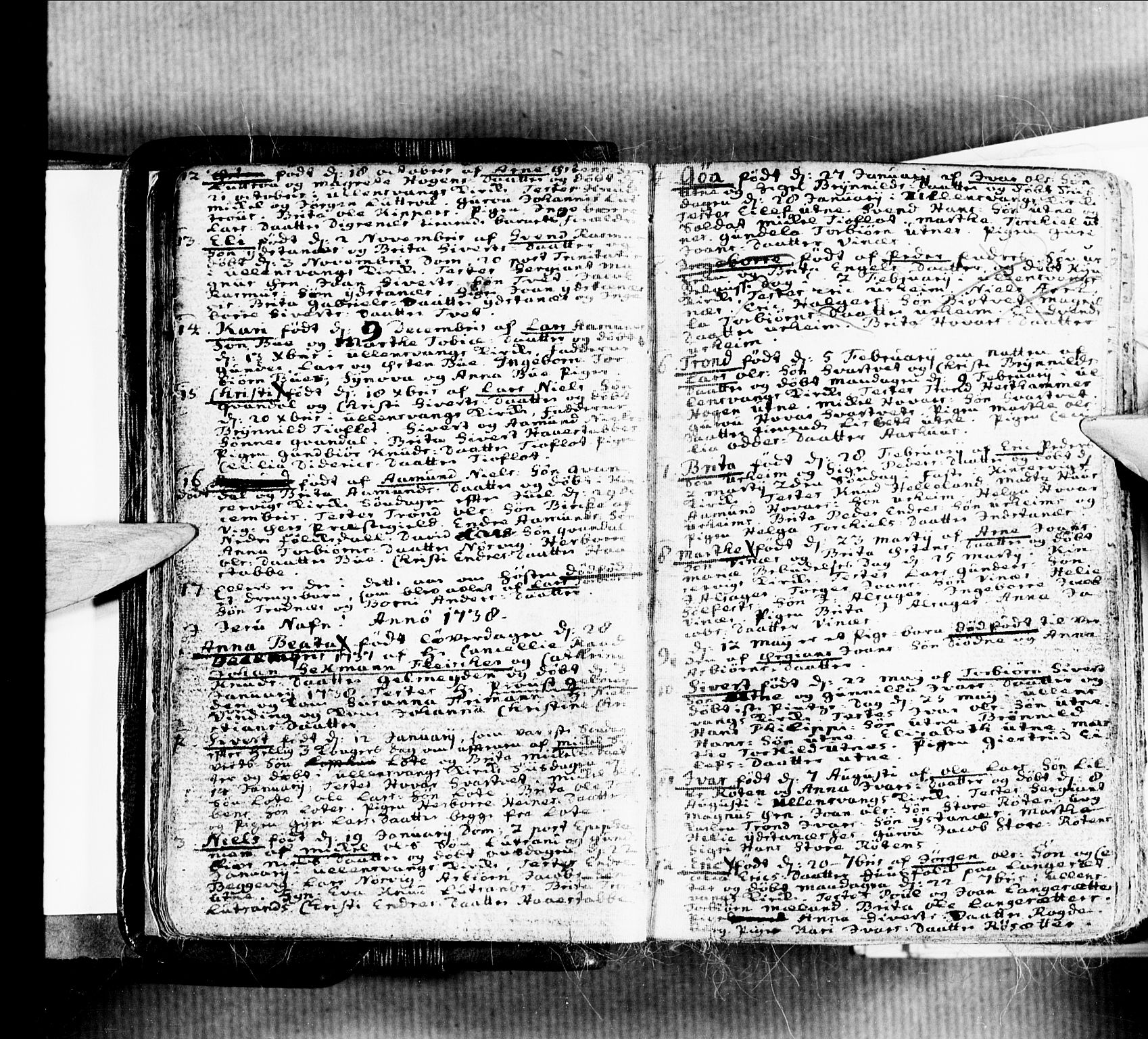 Ullensvang sokneprestembete, AV/SAB-A-78701/H/Haa: Parish register (official) no. A 4 /2, 1732-1758