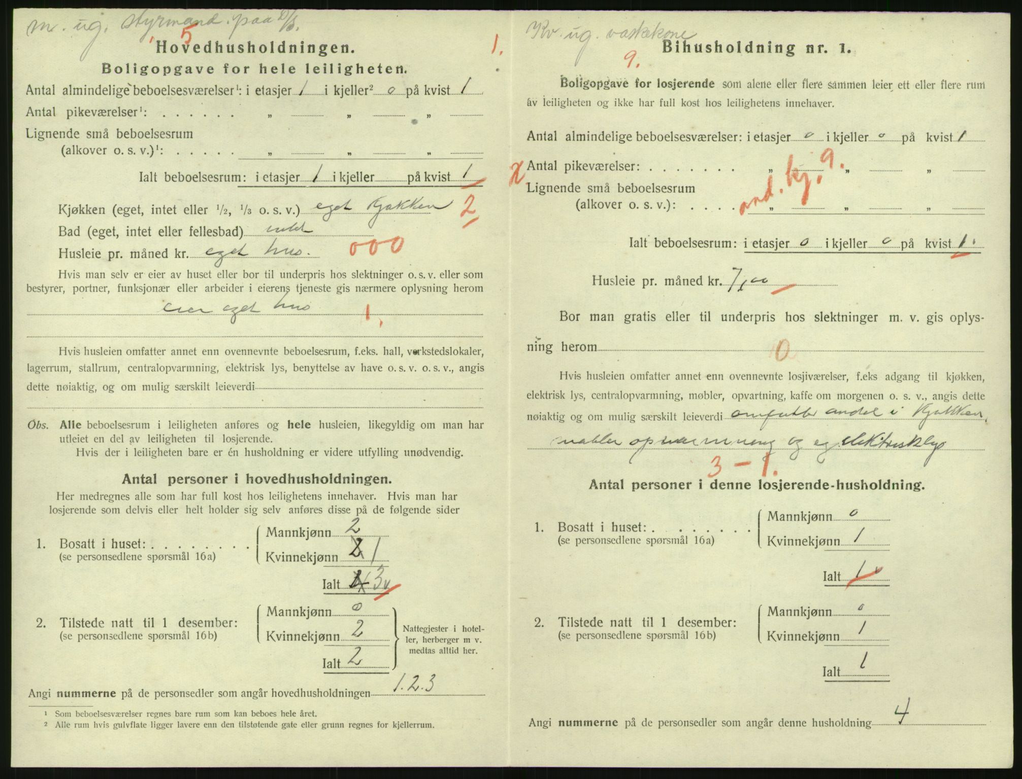 SAK, 1920 census for Risør, 1920, p. 1694