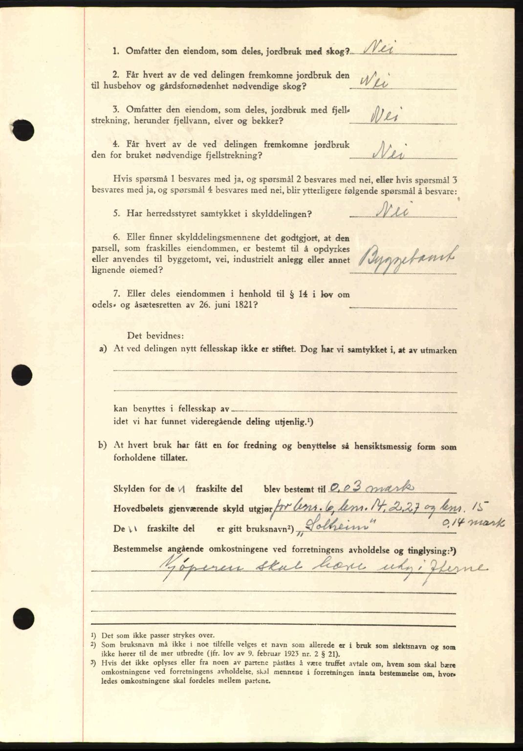 Romsdal sorenskriveri, AV/SAT-A-4149/1/2/2C: Mortgage book no. A13, 1942-1943, Diary no: : 2158/1942