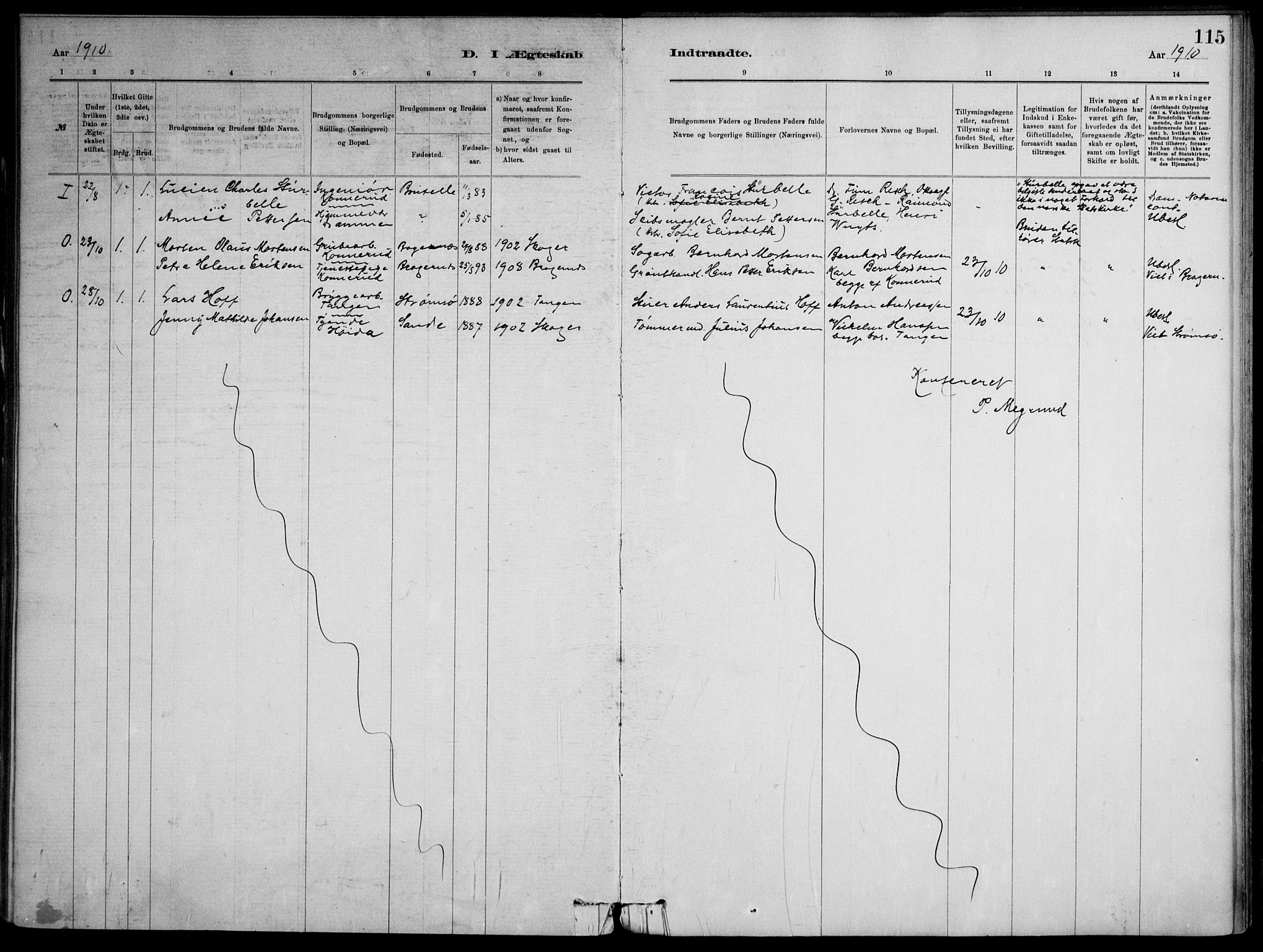 Skoger kirkebøker, SAKO/A-59/F/Fb/L0001: Parish register (official) no. II 1, 1885-1913, p. 115