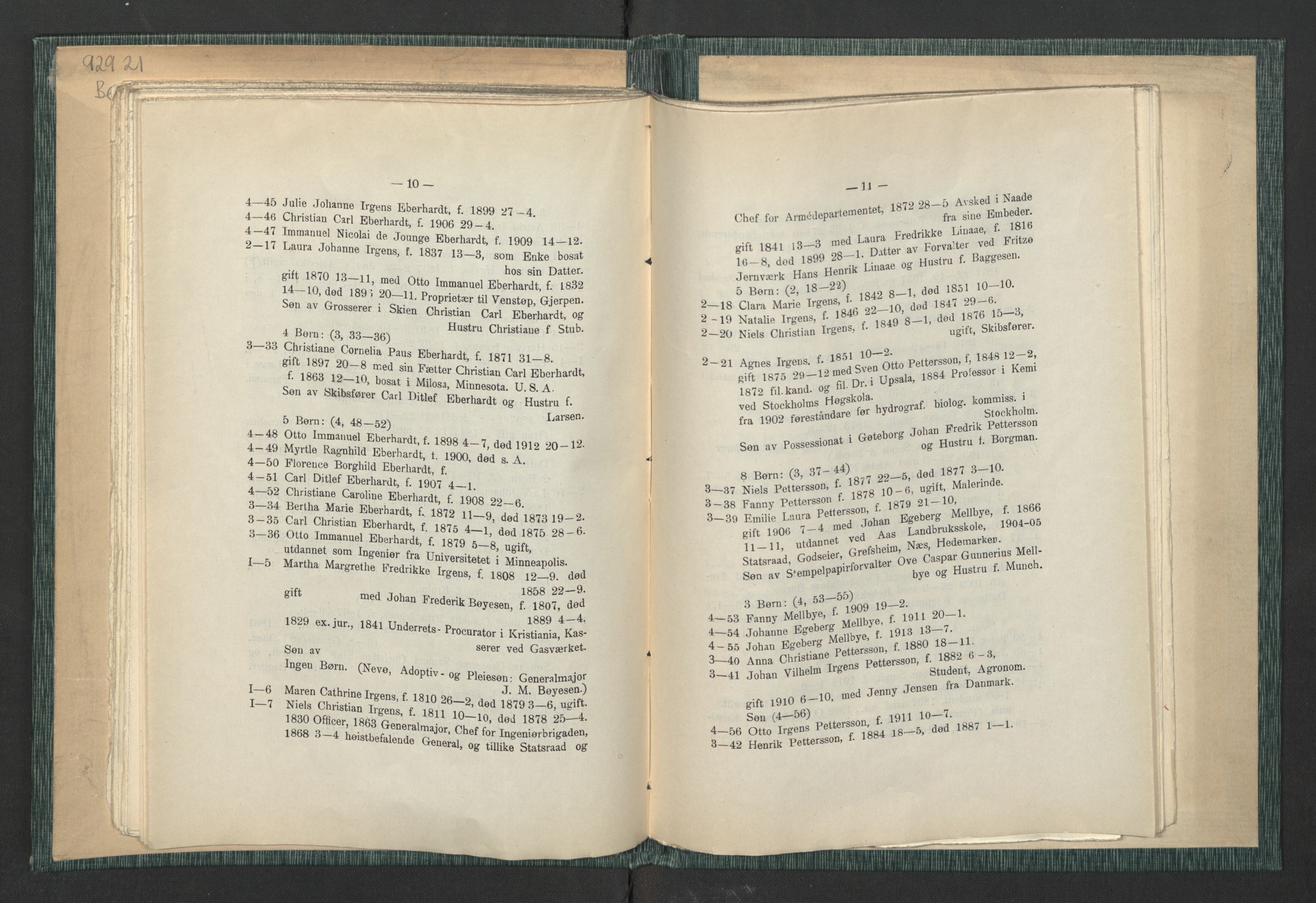 Andre publikasjoner, PUBL/PUBL-999/0003/0001: Johan Kielland Bergwitz: Vore Eidsvollsmænds efterkommere. Gjennem alle linjer i 100 aar (1914), 1814-1914, p. 54