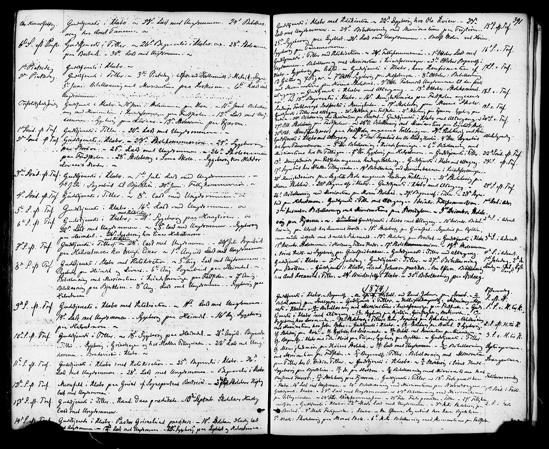 Ministerialprotokoller, klokkerbøker og fødselsregistre - Sør-Trøndelag, SAT/A-1456/618/L0442: Parish register (official) no. 618A06 /1, 1863-1879, p. 391