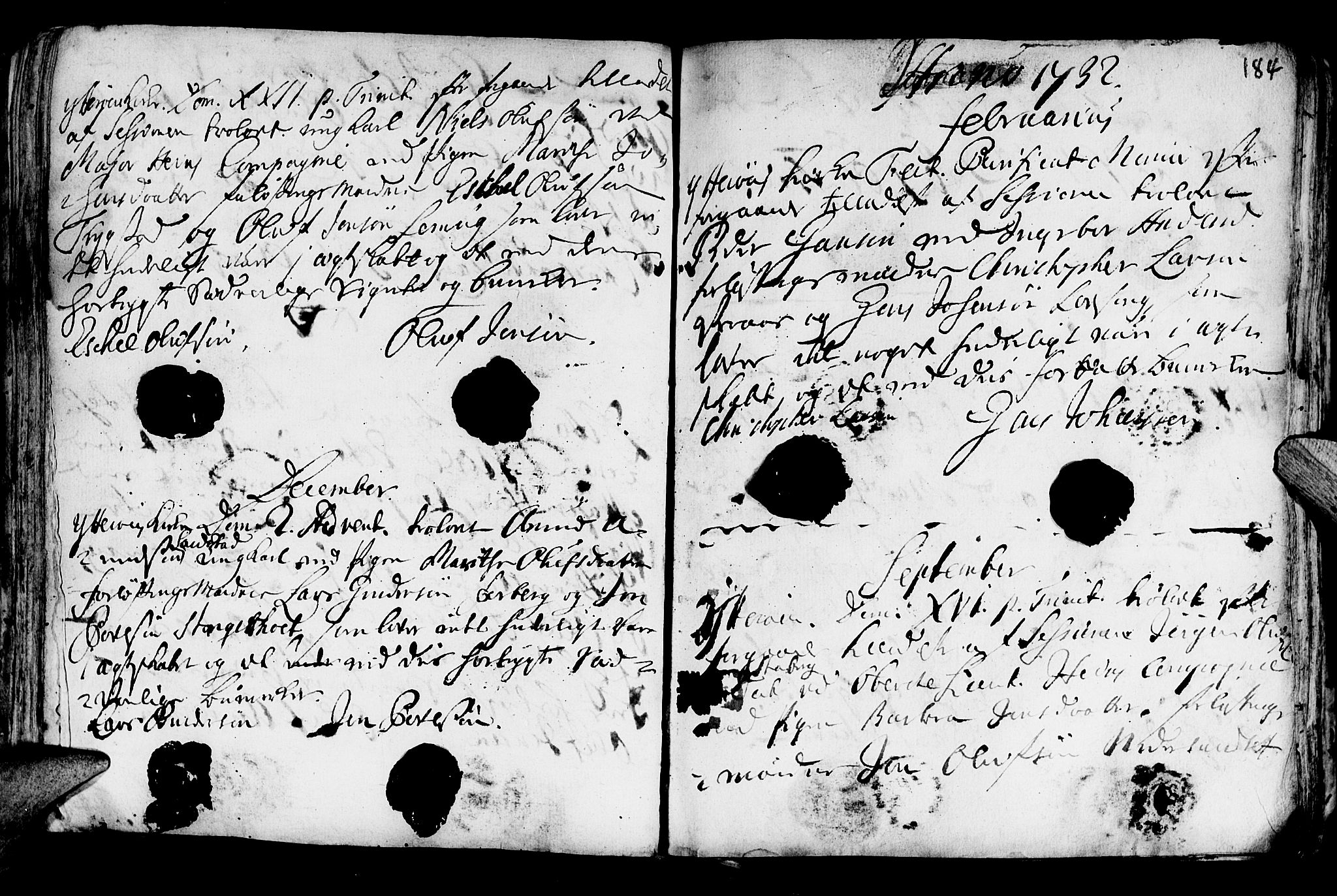 Ministerialprotokoller, klokkerbøker og fødselsregistre - Nord-Trøndelag, SAT/A-1458/722/L0215: Parish register (official) no. 722A02, 1718-1755, p. 184