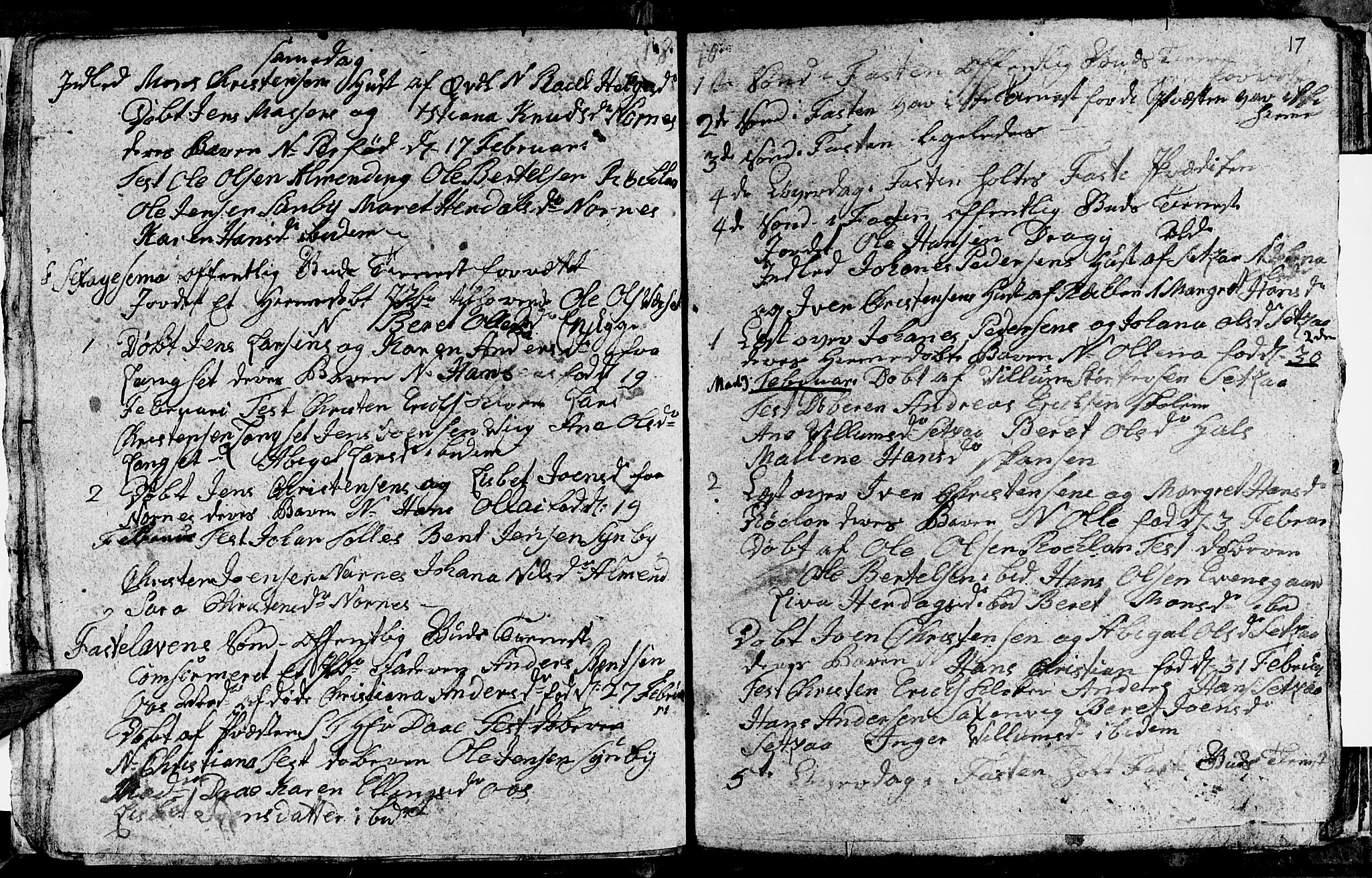 Ministerialprotokoller, klokkerbøker og fødselsregistre - Nordland, SAT/A-1459/847/L0675: Parish register (copy) no. 847C03, 1808-1820, p. 17
