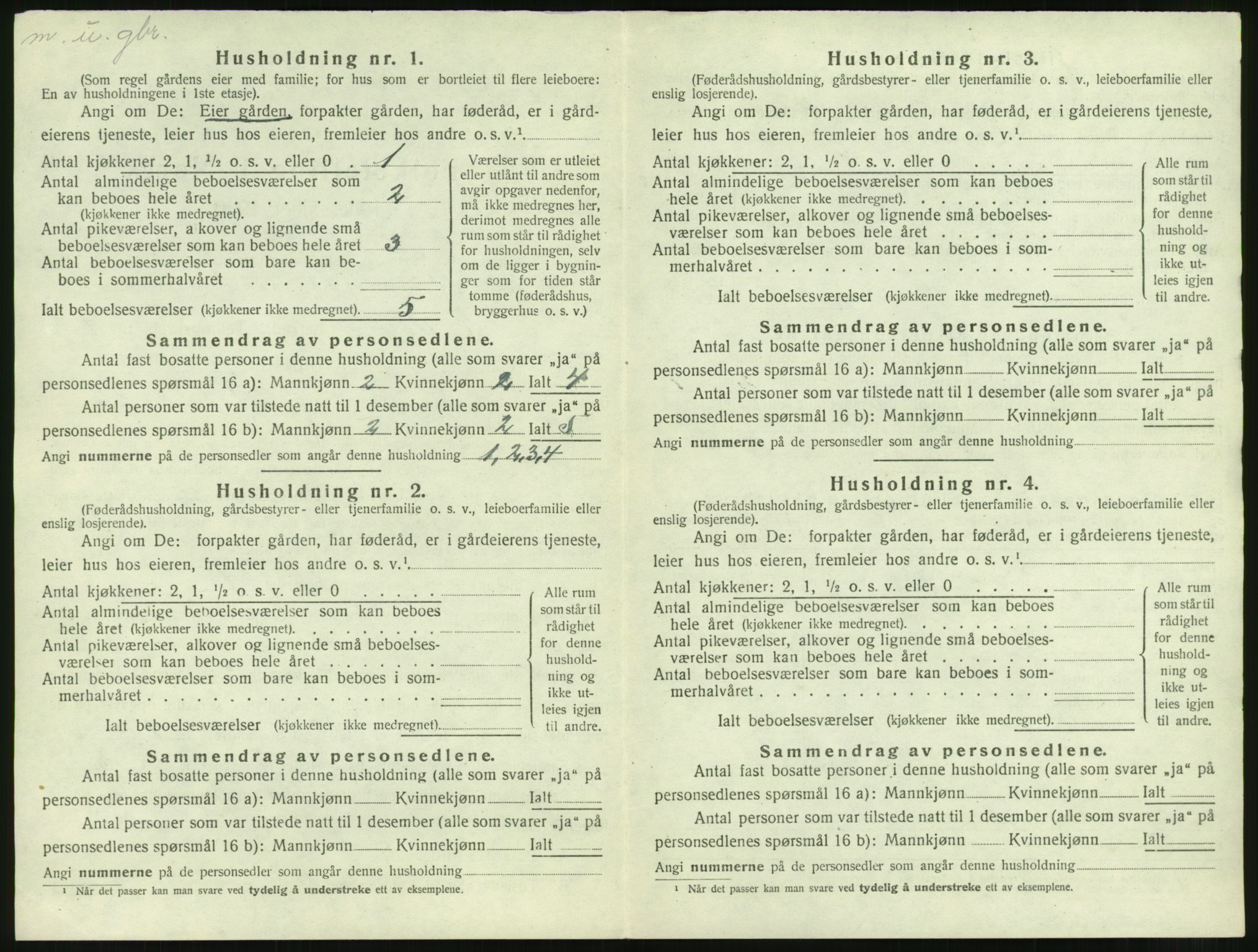 SAT, 1920 census for Edøy, 1920, p. 35