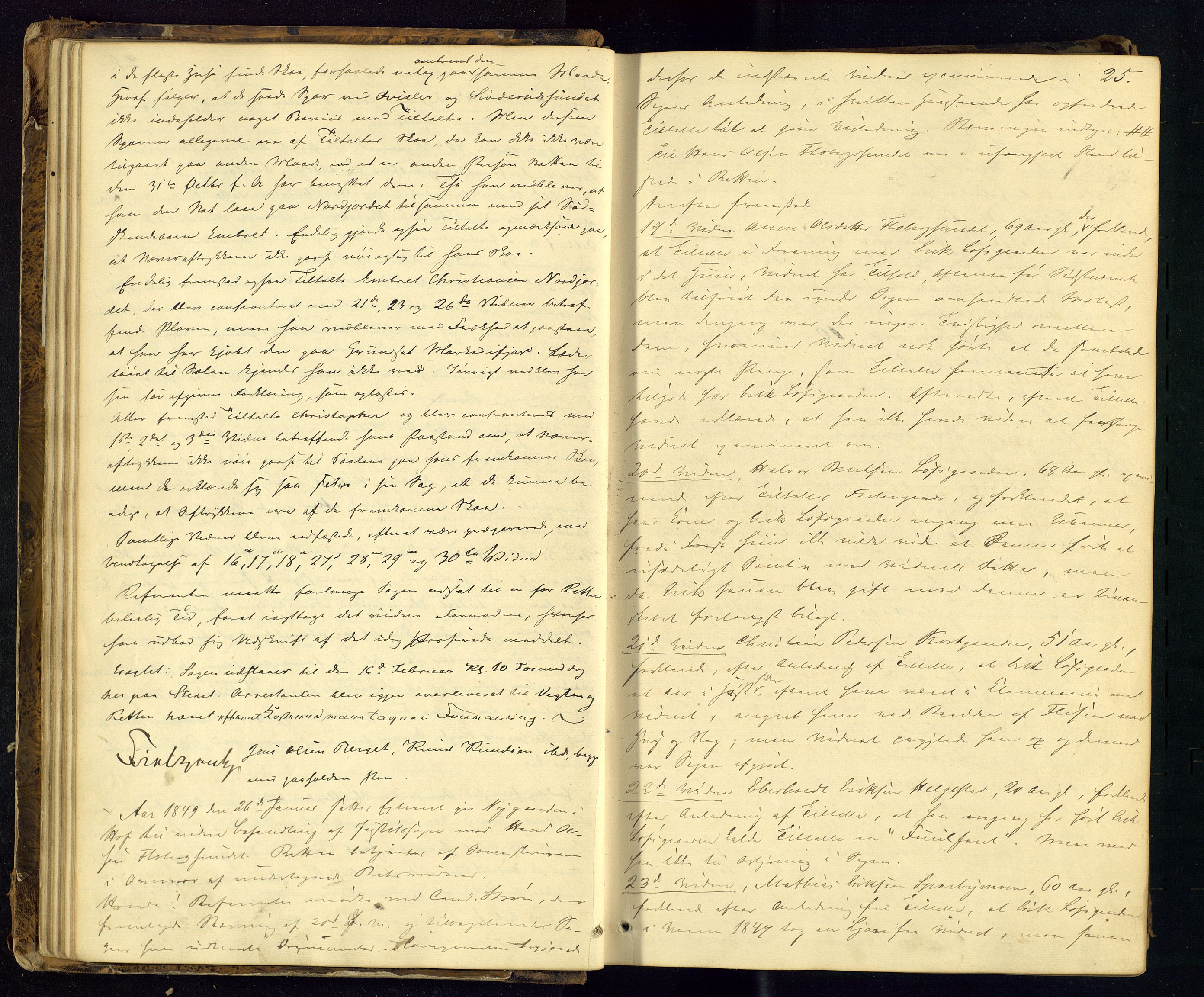 Solør tingrett, AV/SAH-TING-008/G/Gc/Gca/L0003: Ekstrarettsprotokoll, 1848-1851, p. 25