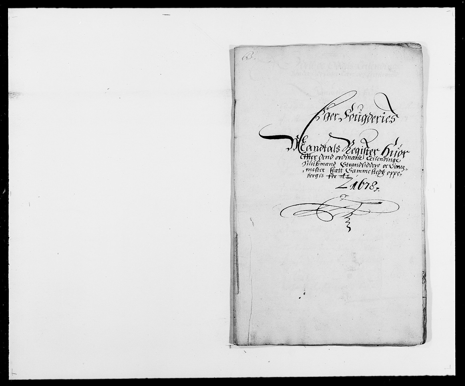 Rentekammeret inntil 1814, Reviderte regnskaper, Fogderegnskap, AV/RA-EA-4092/R26/L1683: Fogderegnskap Eiker, 1678, p. 14