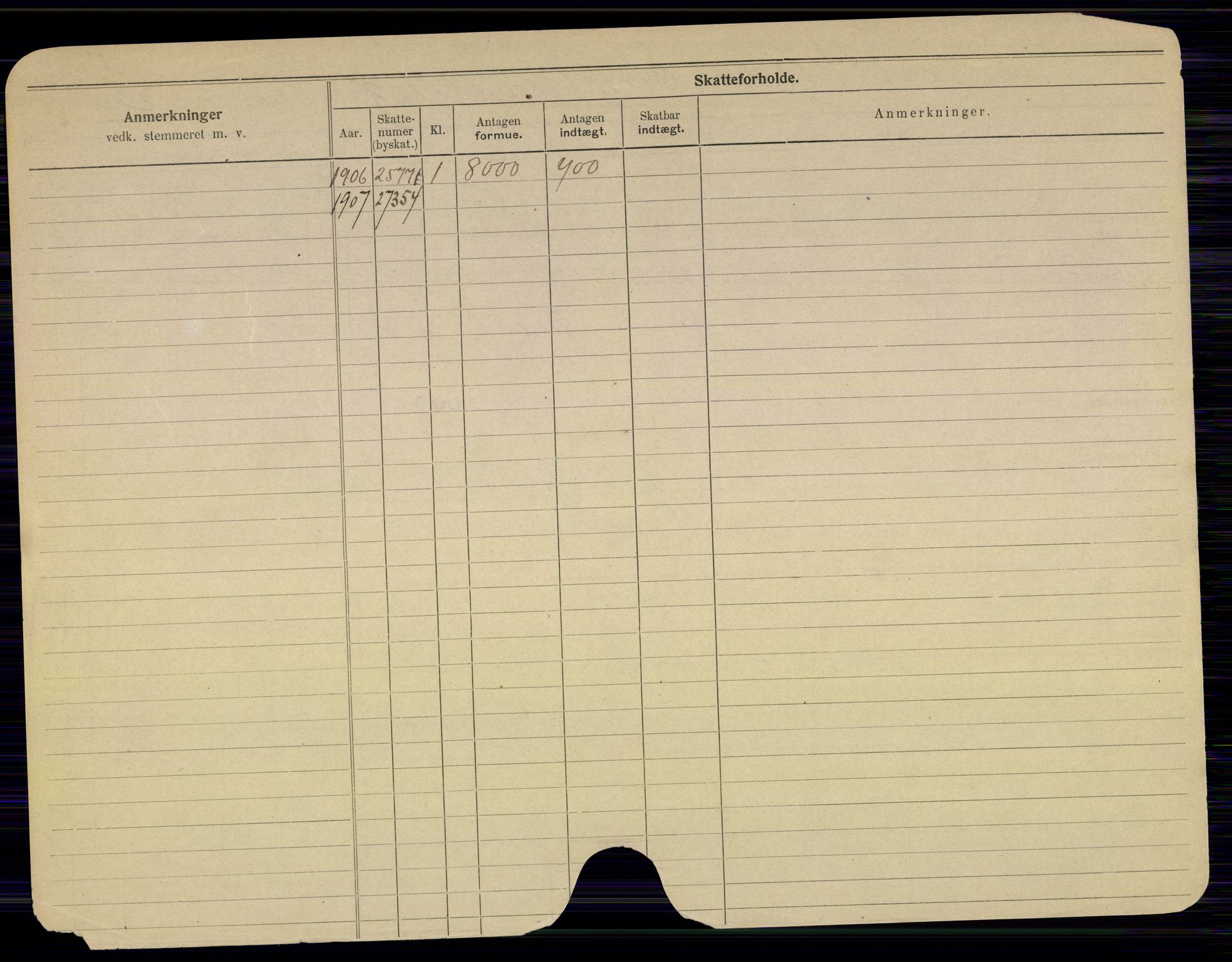 Oslo folkeregister, Registerkort, AV/SAO-A-11715/G/Gb/L0004: Kvinner, 1907