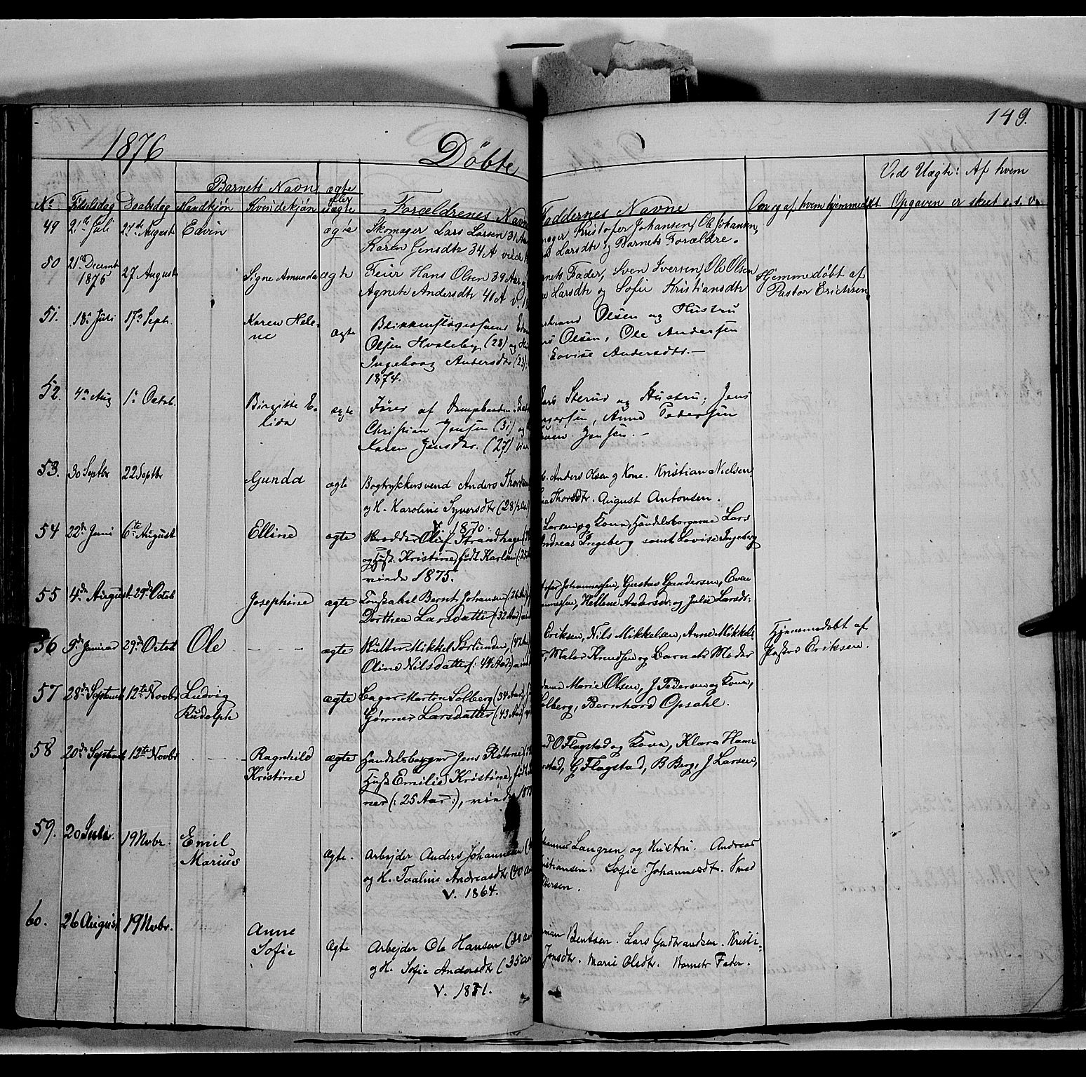 Vang prestekontor, Hedmark, AV/SAH-PREST-008/H/Ha/Haa/L0011: Parish register (official) no. 11, 1852-1877, p. 149