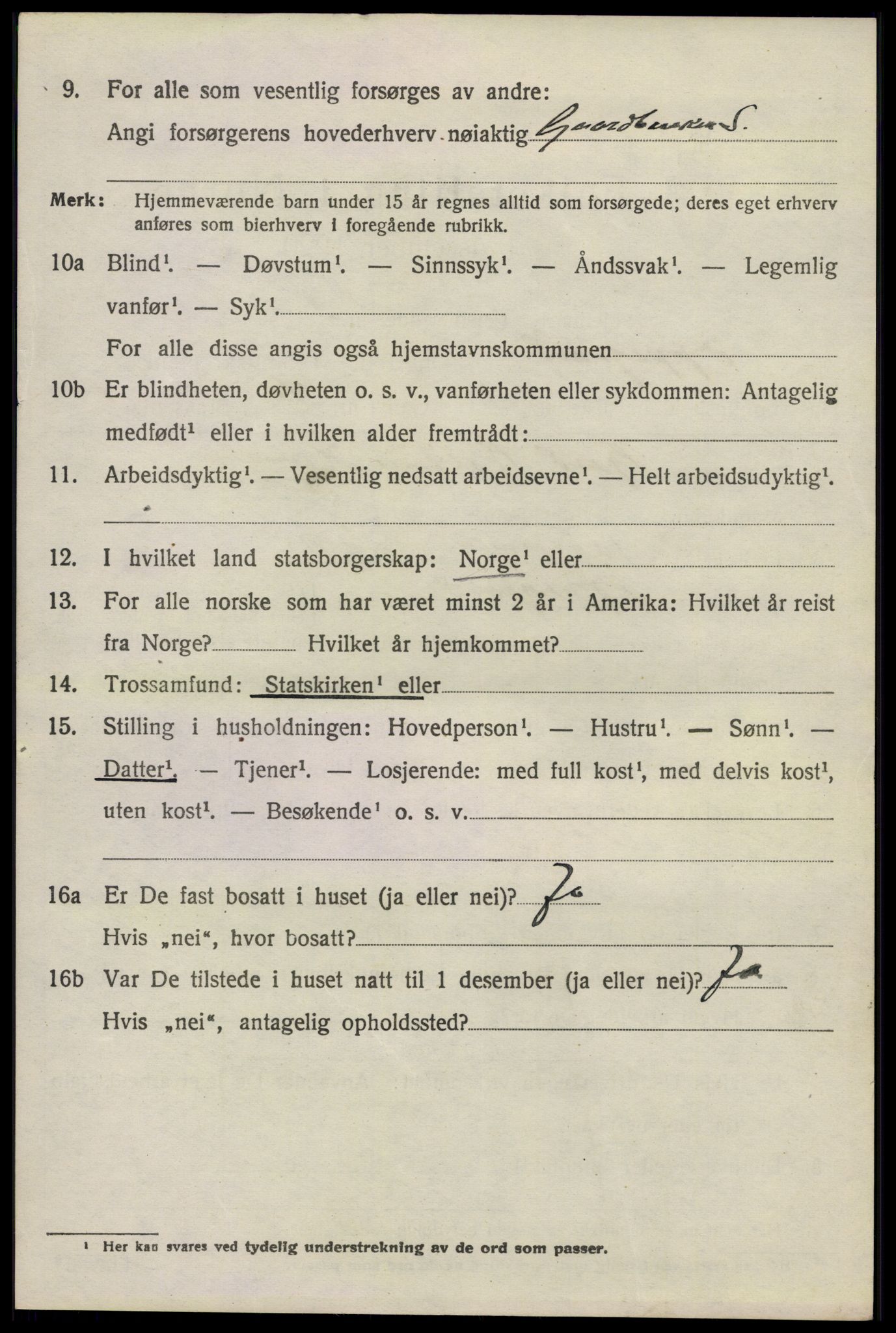 SAO, 1920 census for Oppegård, 1920, p. 4698