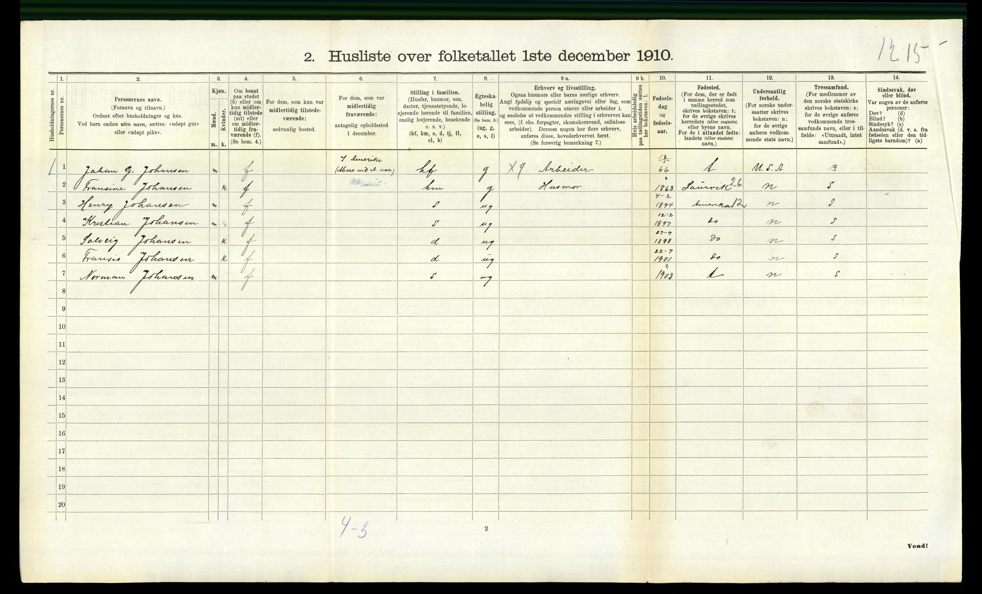 RA, 1910 census for Halse og Harkmark, 1910, p. 1049