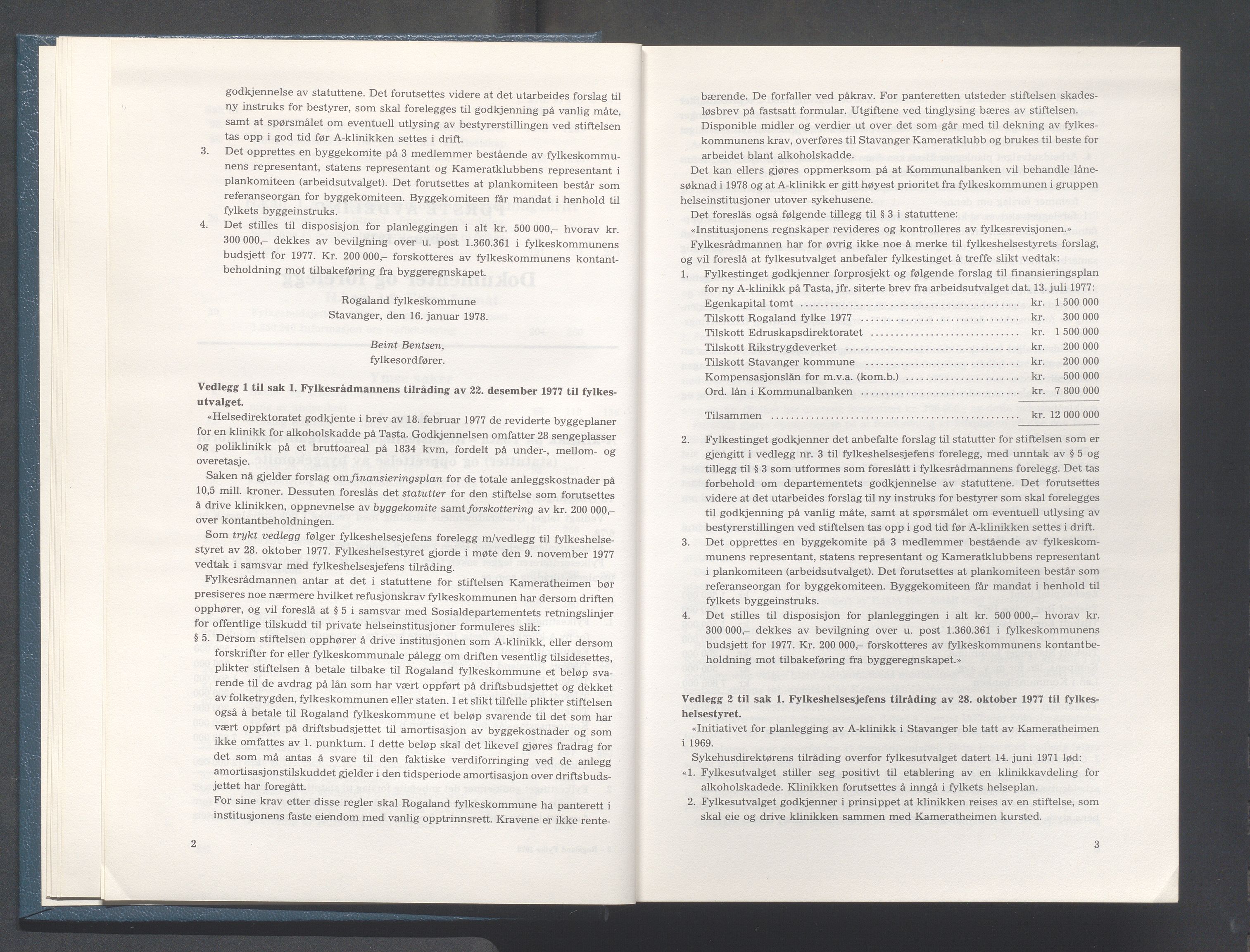 Rogaland fylkeskommune - Fylkesrådmannen , IKAR/A-900/A/Aa/Aaa/L0098: Møtebok , 1978, p. 2-3