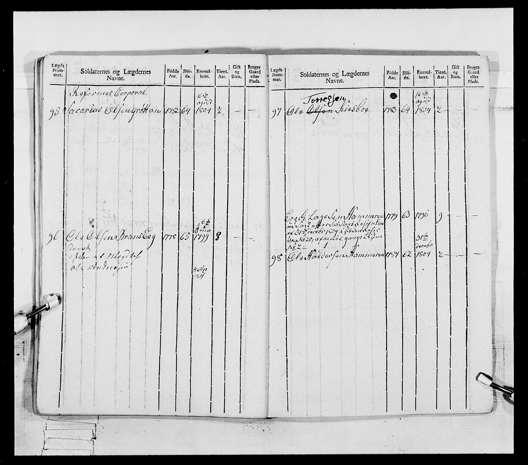 Generalitets- og kommissariatskollegiet, Det kongelige norske kommissariatskollegium, AV/RA-EA-5420/E/Eh/L0075b: 1. Trondheimske nasjonale infanteriregiment, 1807, p. 355