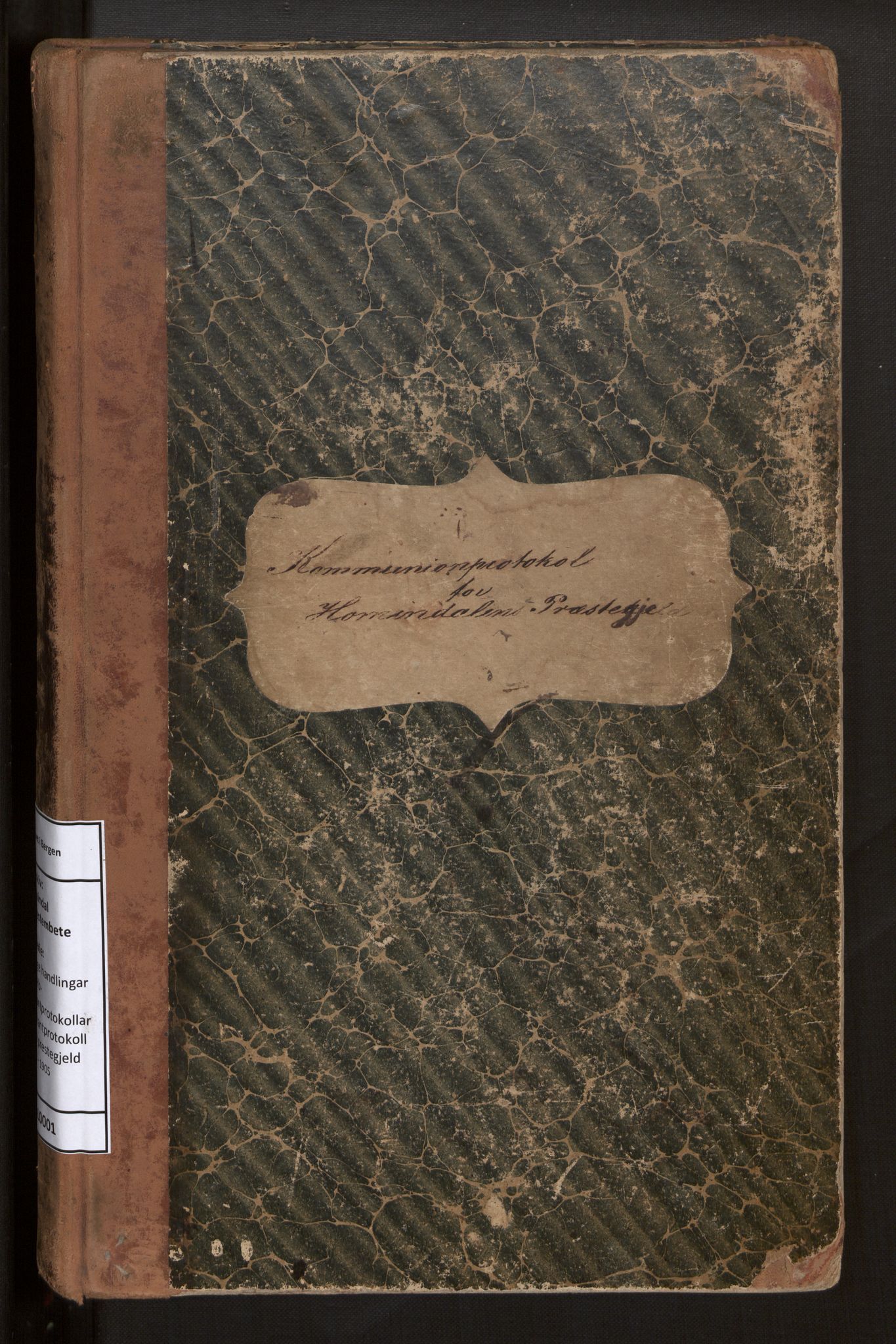 Hornindal sokneprestembete, AV/SAB-A-82401/H/Hb/L0001: Communicants register no. 1, 1870-1905