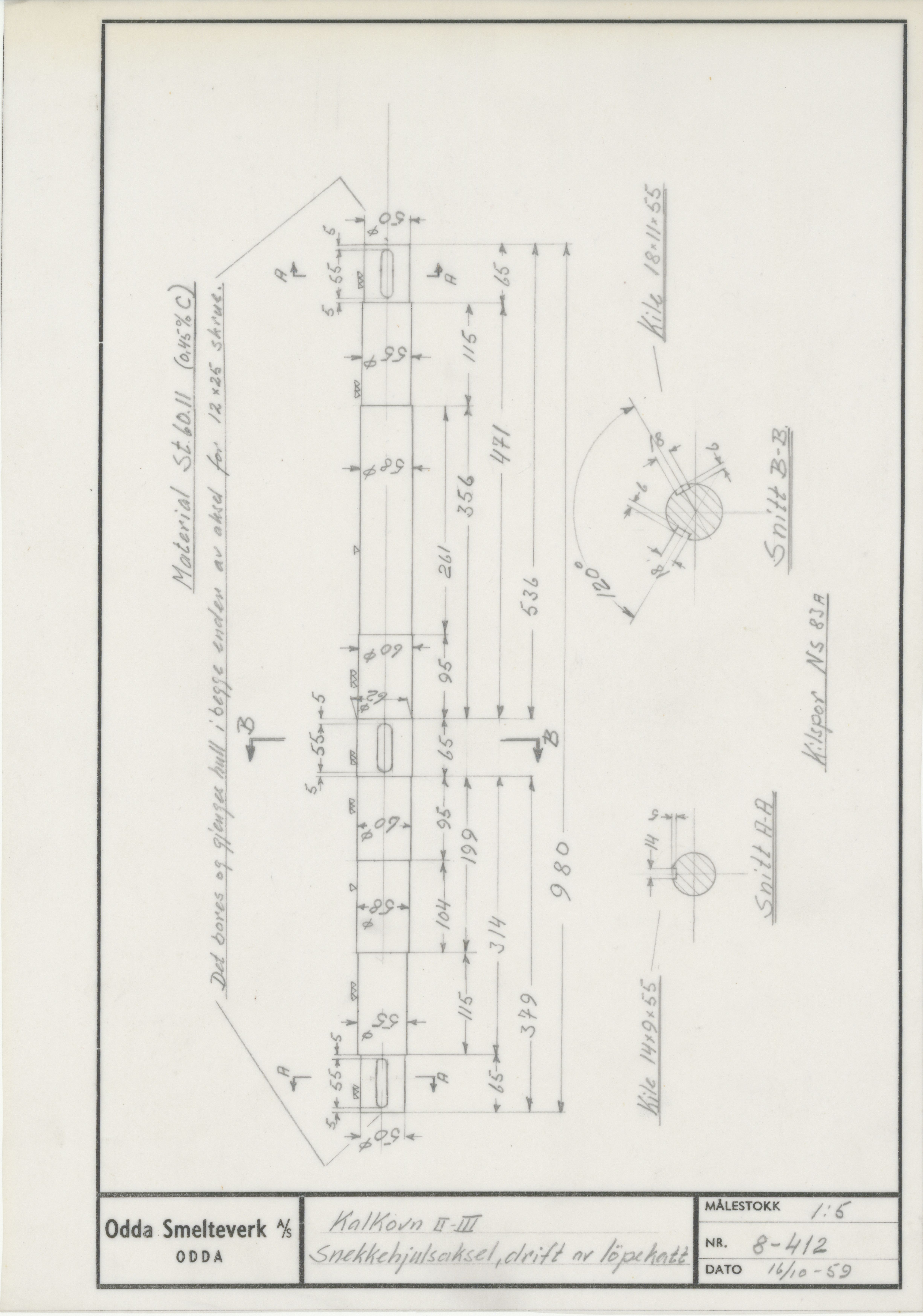 Odda smelteverk AS, KRAM/A-0157.1/T/Td/L0008: Gruppe 8. Kalkovner, 1939-1999, p. 638