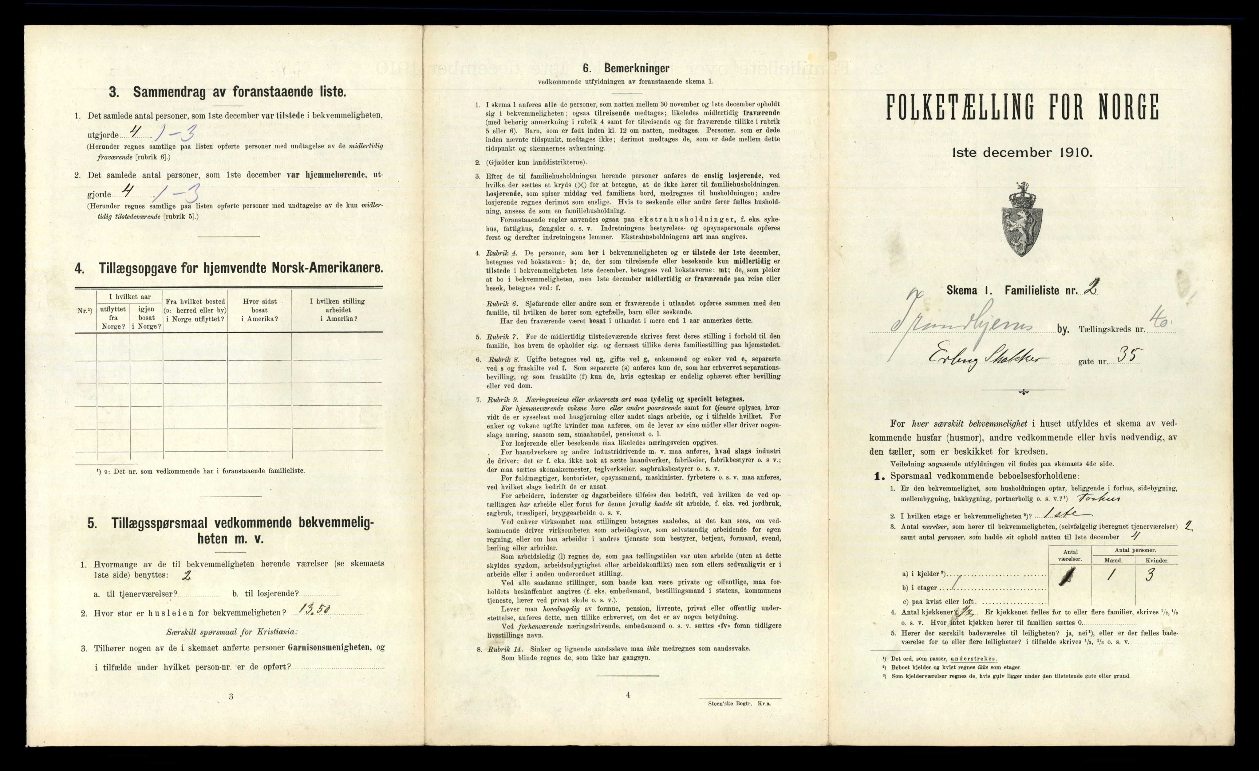 RA, 1910 census for Trondheim, 1910, p. 10471