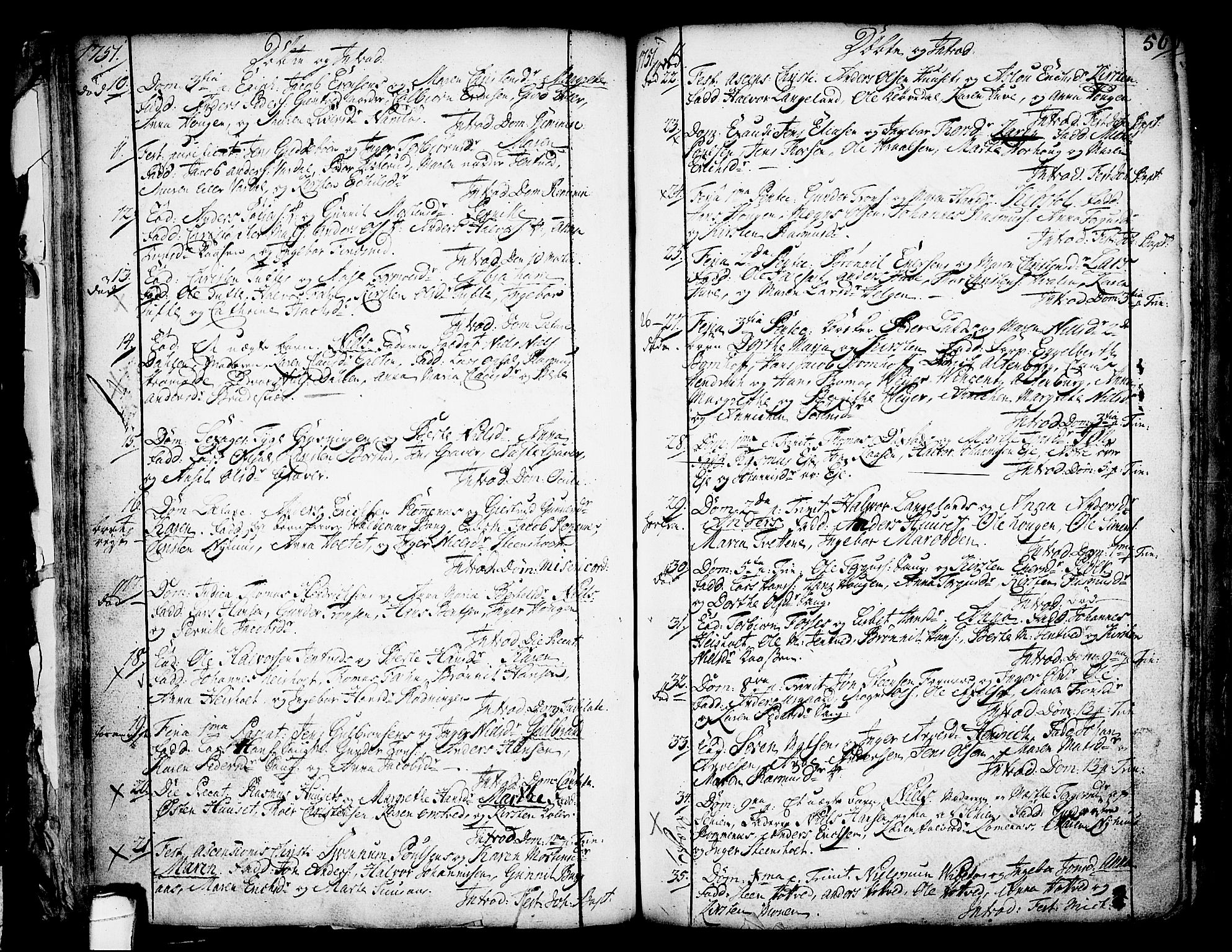 Holla kirkebøker, SAKO/A-272/F/Fa/L0001: Parish register (official) no. 1, 1717-1779, p. 56