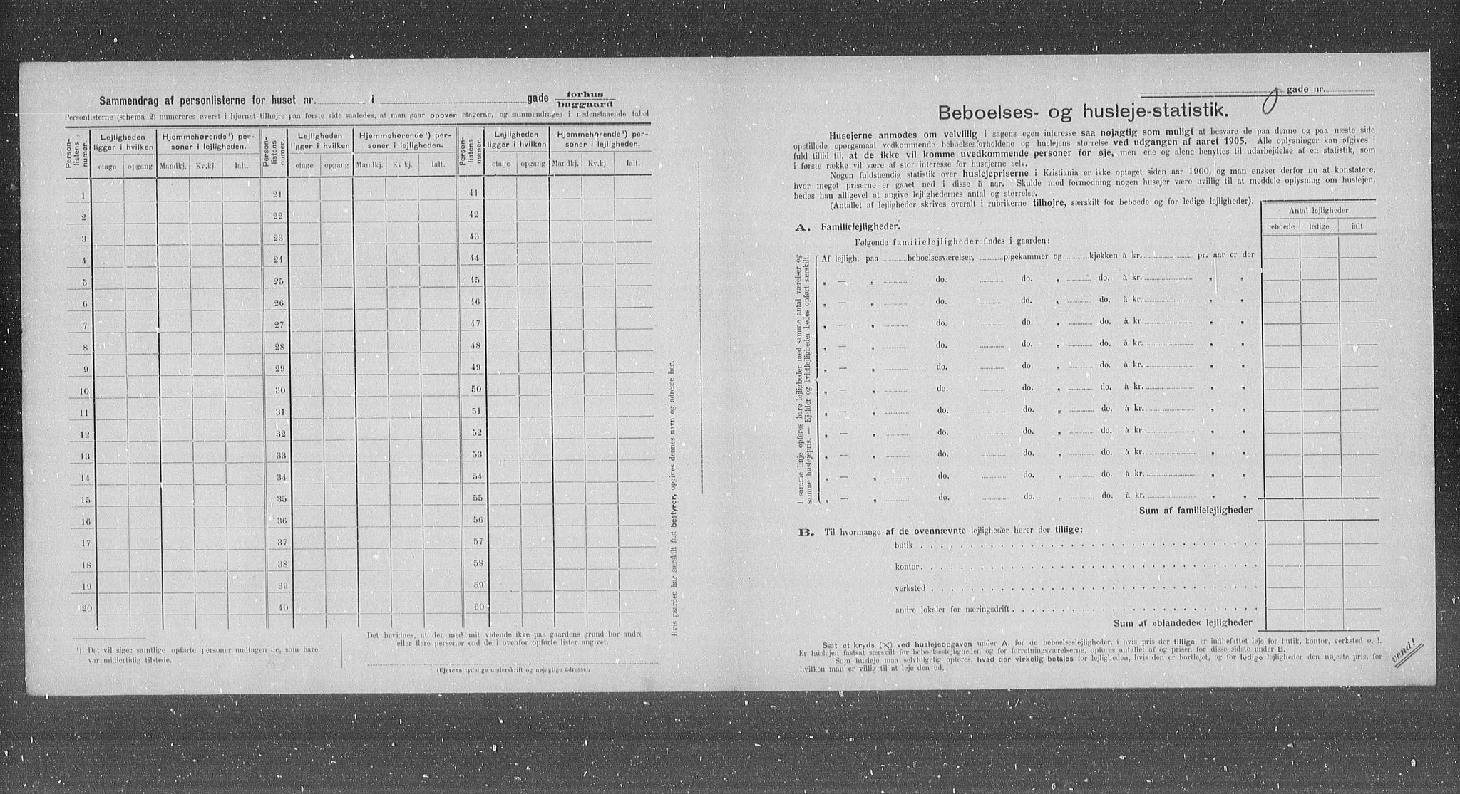 OBA, Municipal Census 1905 for Kristiania, 1905, p. 11877