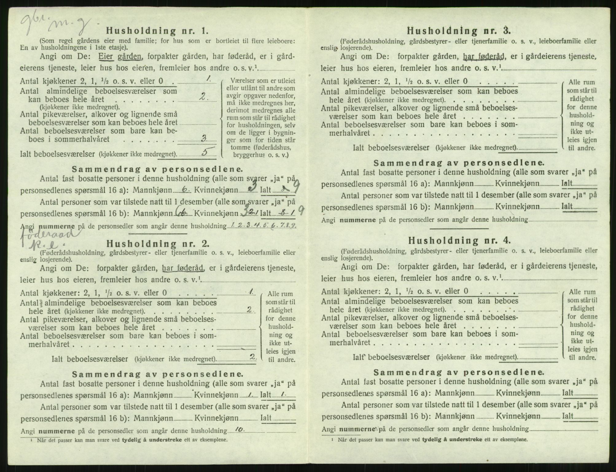 SAT, 1920 census for Bolsøy, 1920, p. 1474