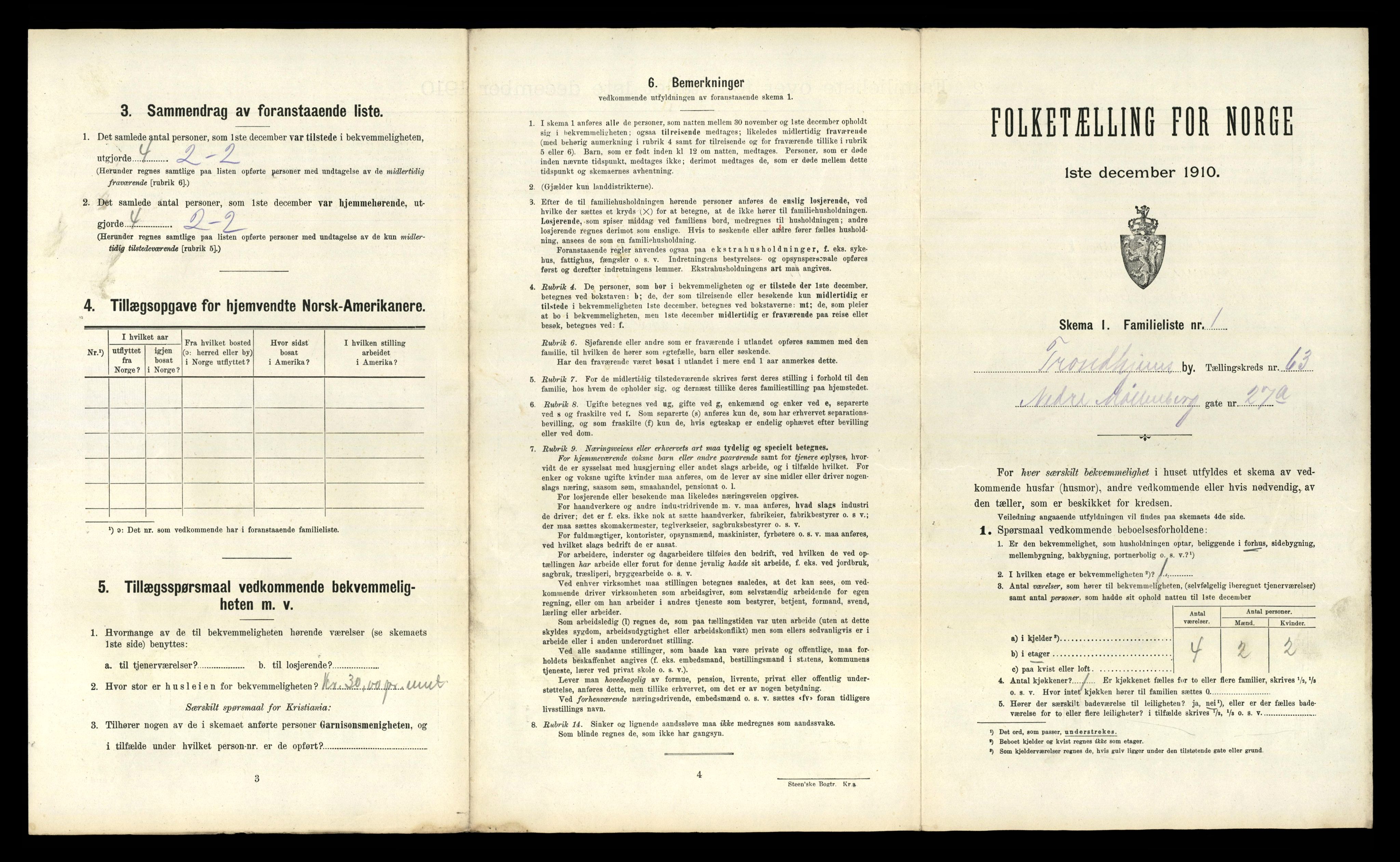 RA, 1910 census for Trondheim, 1910, p. 16851