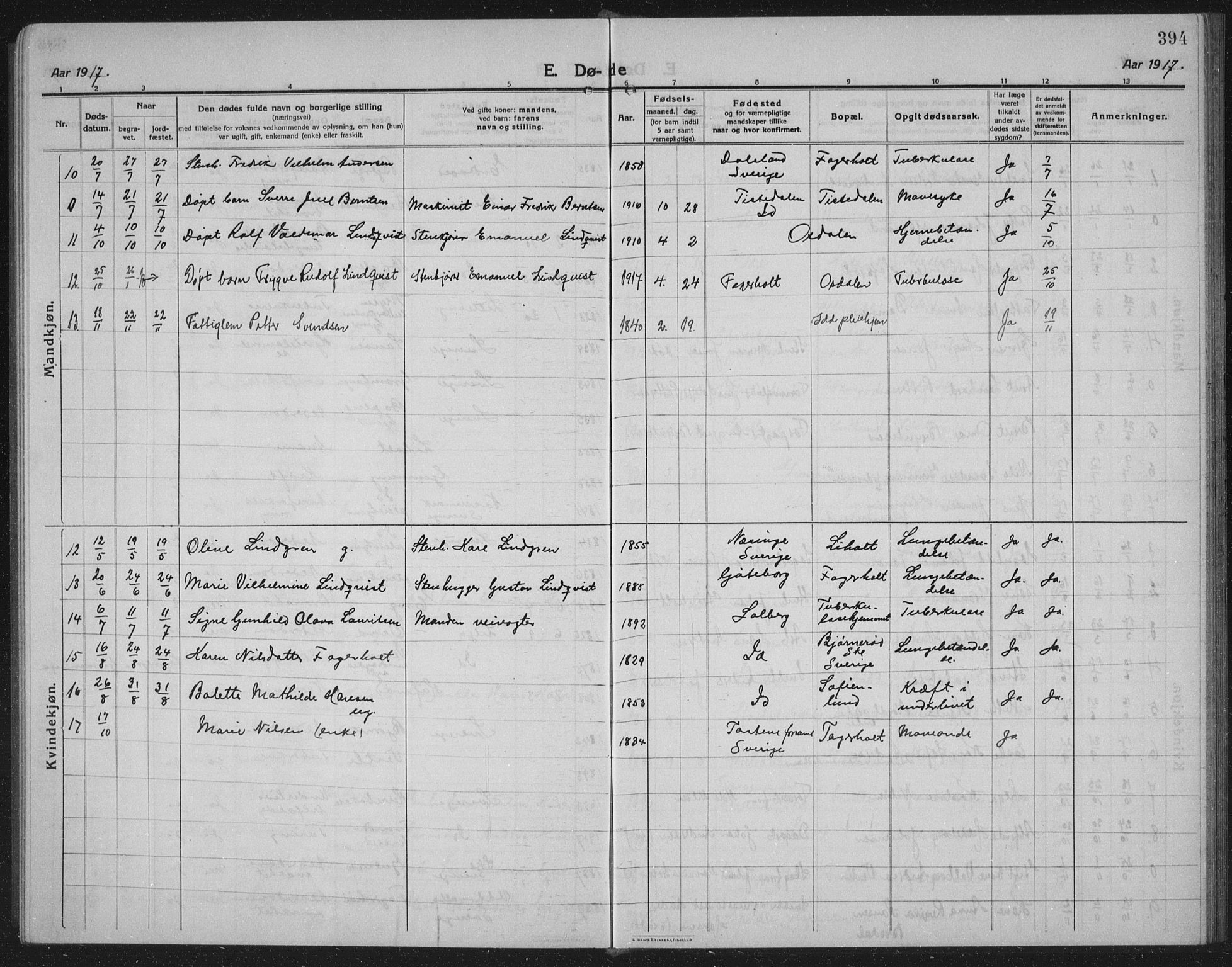 Idd prestekontor Kirkebøker, AV/SAO-A-10911/G/Gb/L0003: Parish register (copy) no. II 3, 1914-1940, p. 394