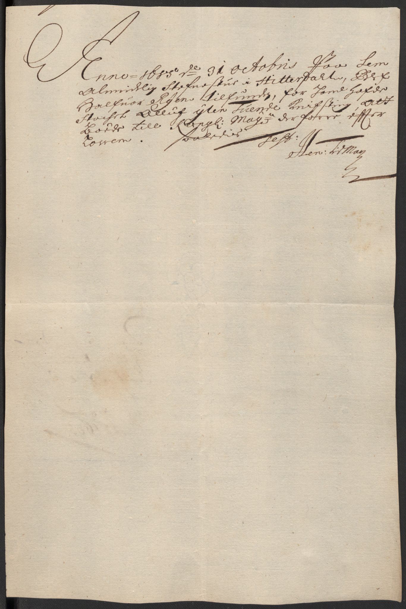 Rentekammeret inntil 1814, Reviderte regnskaper, Fogderegnskap, AV/RA-EA-4092/R35/L2082: Fogderegnskap Øvre og Nedre Telemark, 1685, p. 56