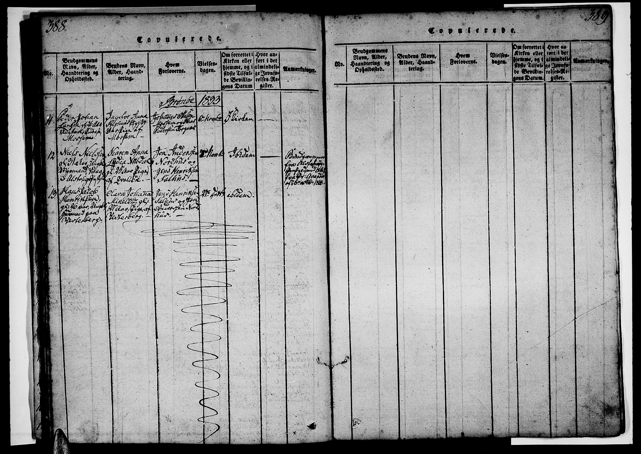 Ministerialprotokoller, klokkerbøker og fødselsregistre - Nordland, AV/SAT-A-1459/813/L0197: Parish register (official) no. 813A07, 1820-1833, p. 388-389