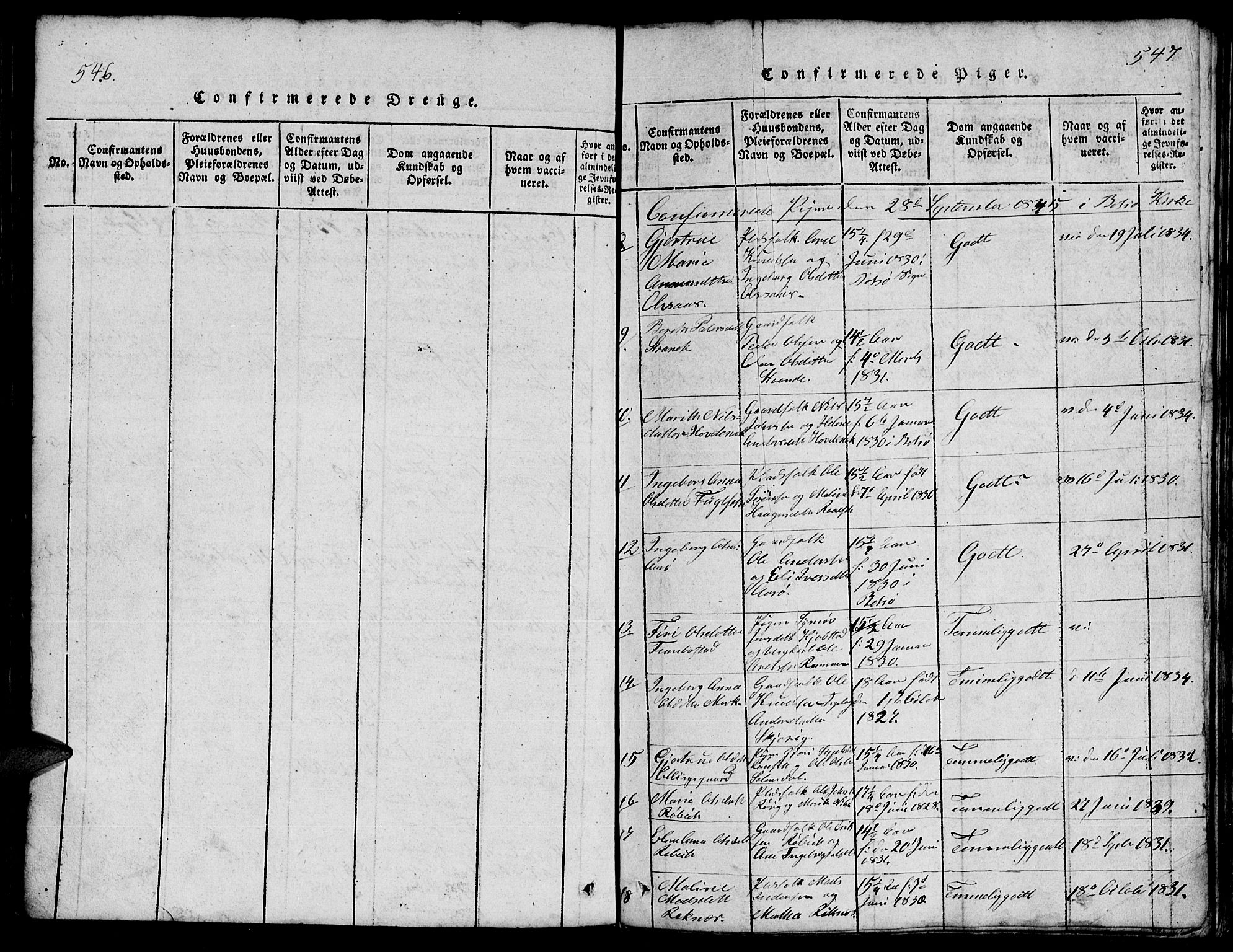 Ministerialprotokoller, klokkerbøker og fødselsregistre - Møre og Romsdal, AV/SAT-A-1454/555/L0665: Parish register (copy) no. 555C01, 1818-1868, p. 546-547