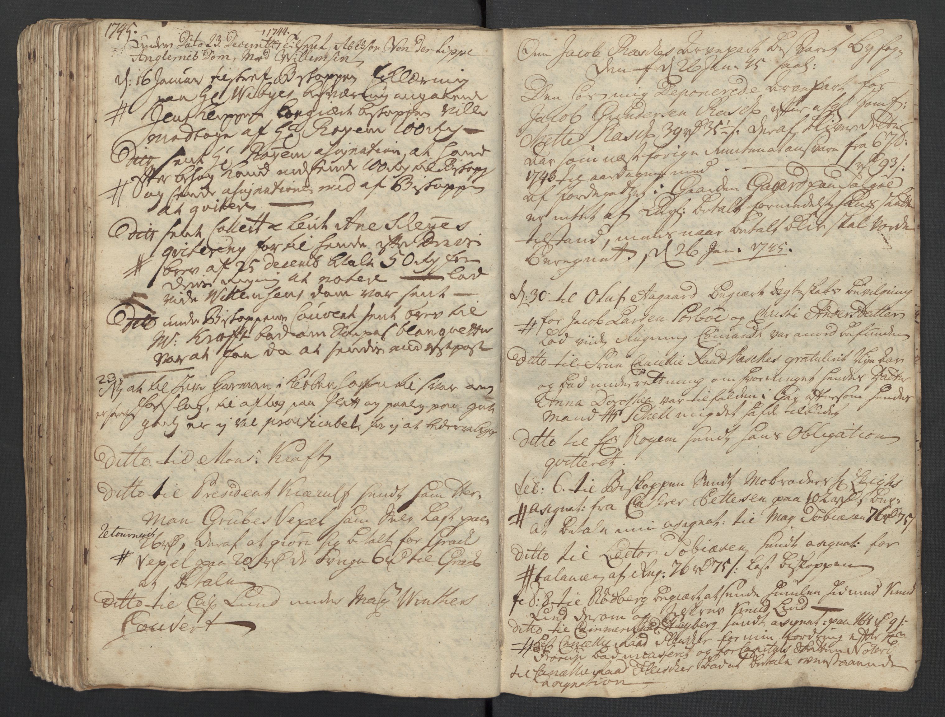 Pa 0119 - Smith, Lauritz Andersen og Lauritz Lauritzen, SAST/A-100231/O/L0001: Kopibøker m.m., 1740-1745, p. 133