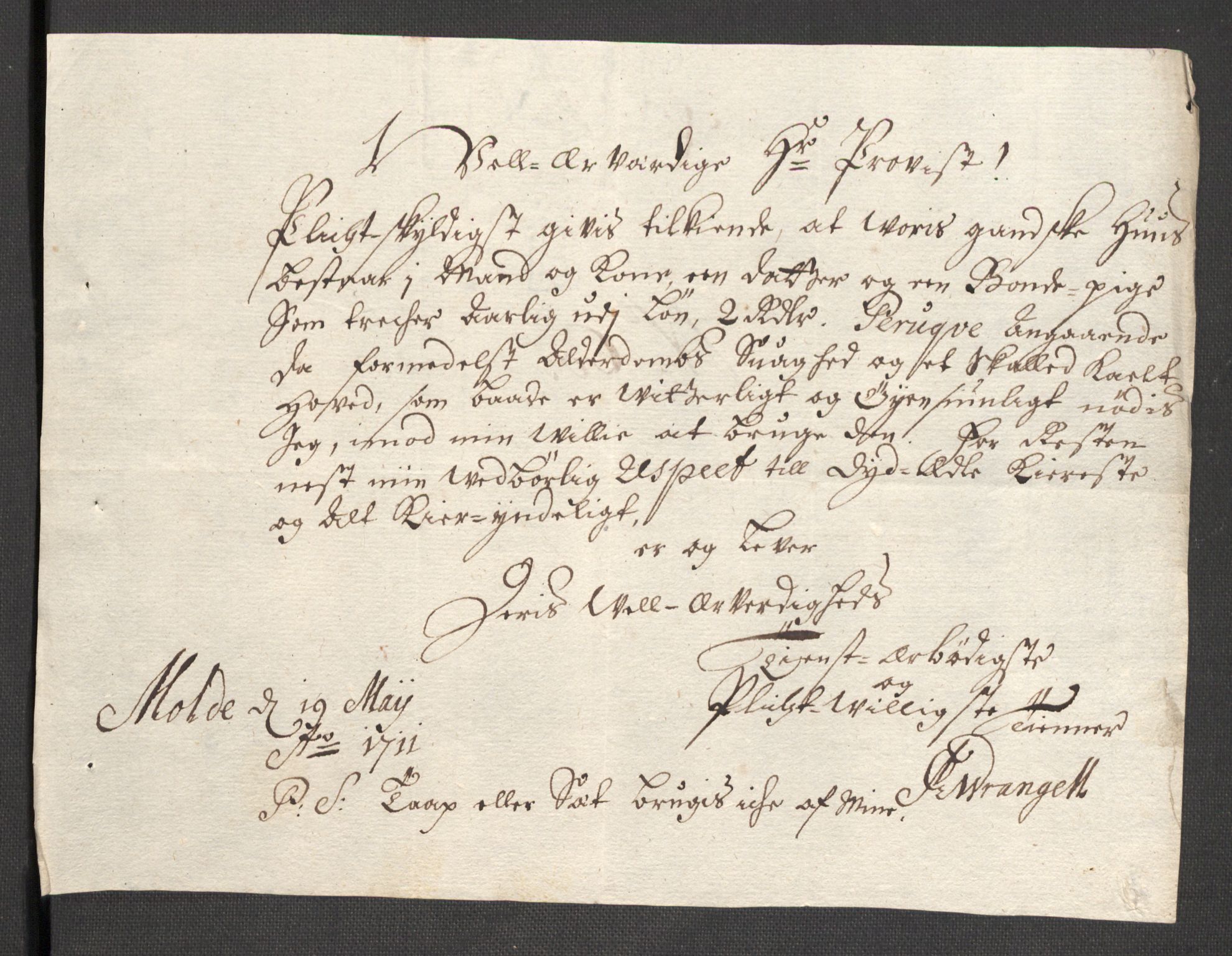 Rentekammeret inntil 1814, Reviderte regnskaper, Fogderegnskap, AV/RA-EA-4092/R48/L2987: Fogderegnskap Sunnhordland og Hardanger, 1711, p. 214