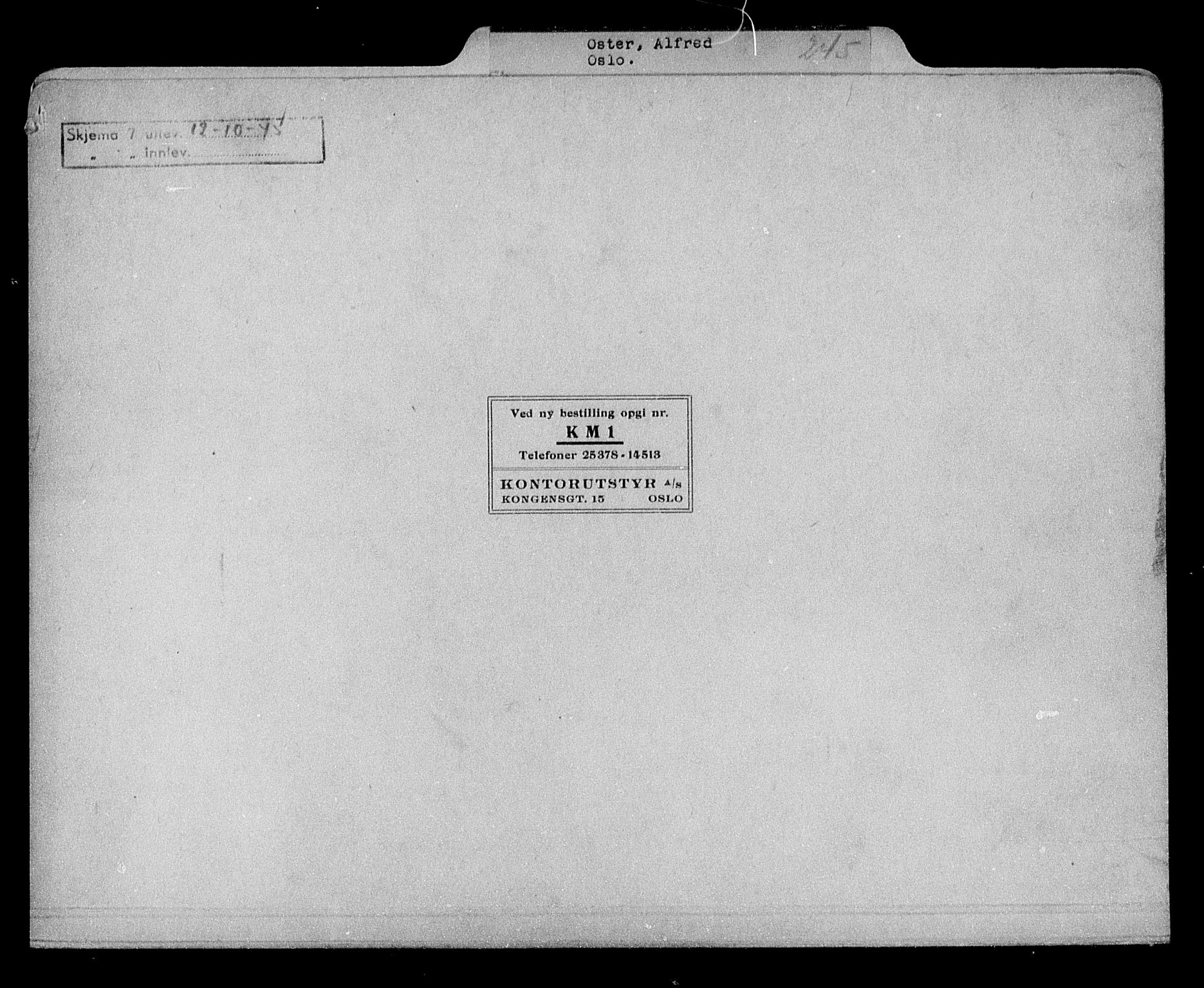Justisdepartementet, Tilbakeføringskontoret for inndratte formuer, AV/RA-S-1564/H/Hc/Hcc/L0968: --, 1945-1947, p. 9