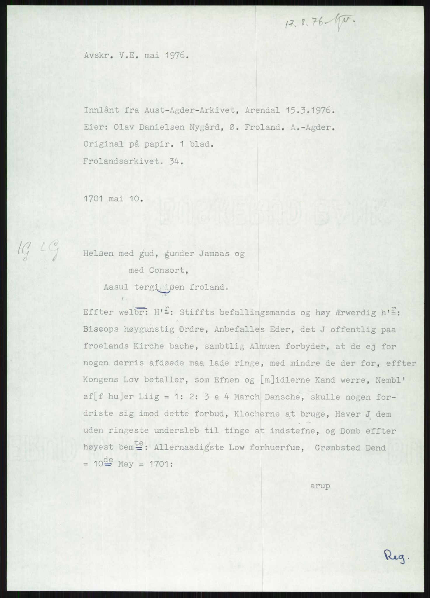 Samlinger til kildeutgivelse, Diplomavskriftsamlingen, AV/RA-EA-4053/H/Ha, p. 2224